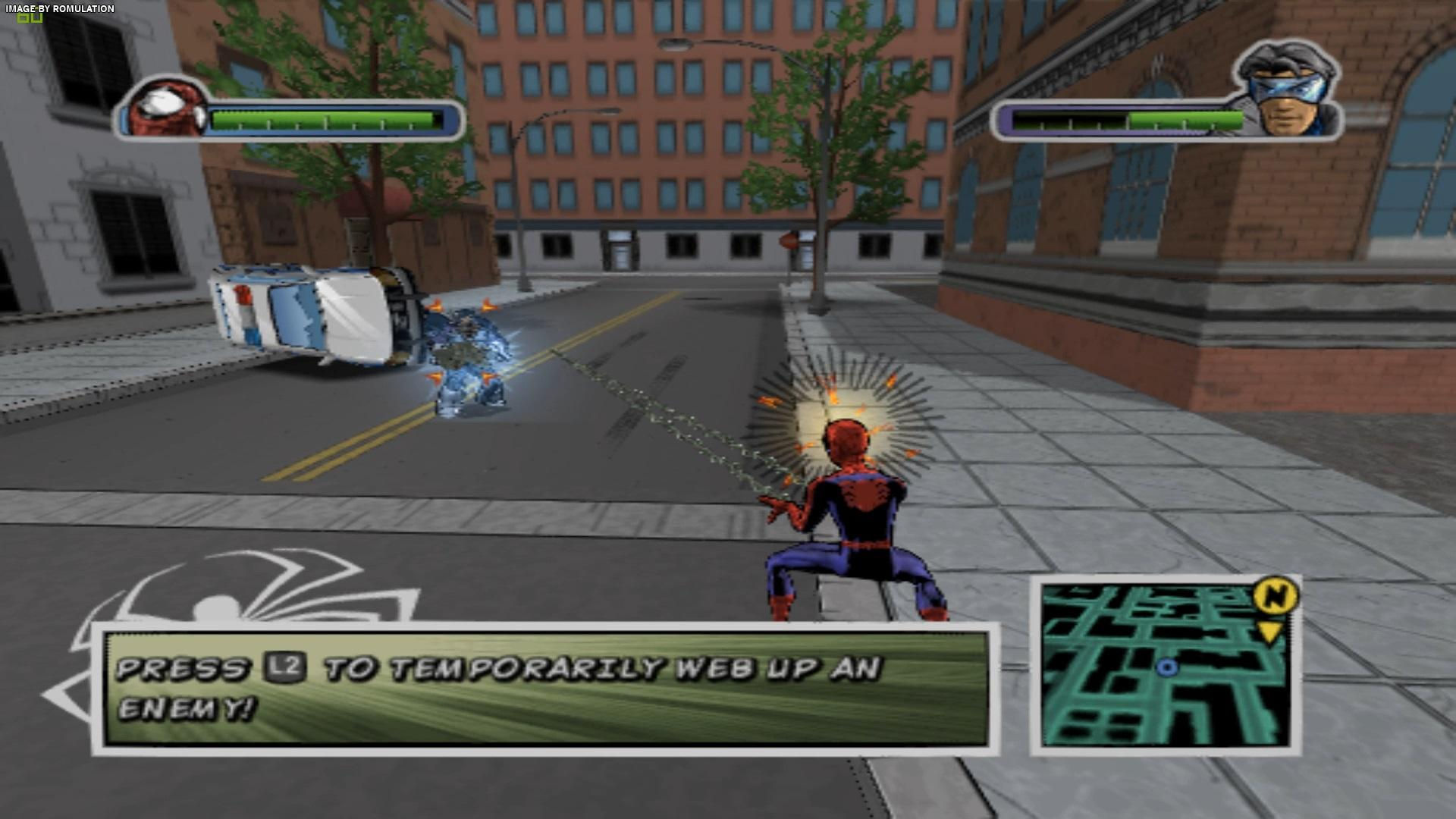 Wallpaper #s3098I4Bnwiau_P6IAWa40 Ultimate Spiderman USA Sony Playstation 2 PS2 Rom Download Romulation
