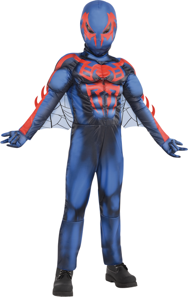 Wallpaper #ZWijG5MBSpphPi3-YyDp29 Kids Disney Marvel Spider Man Miguel Ohara Bluered Jumpsuit with Web