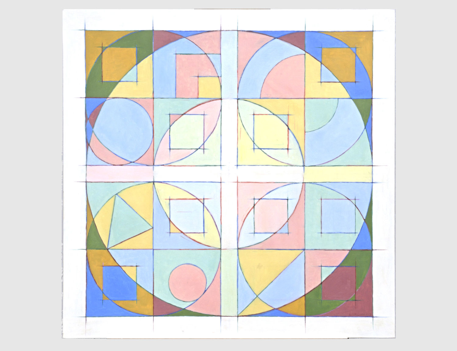 Wallpaper #52dQ-5IBSpphPi3-YpO8233 Circles Squares Abstract Squares 1 David Larson