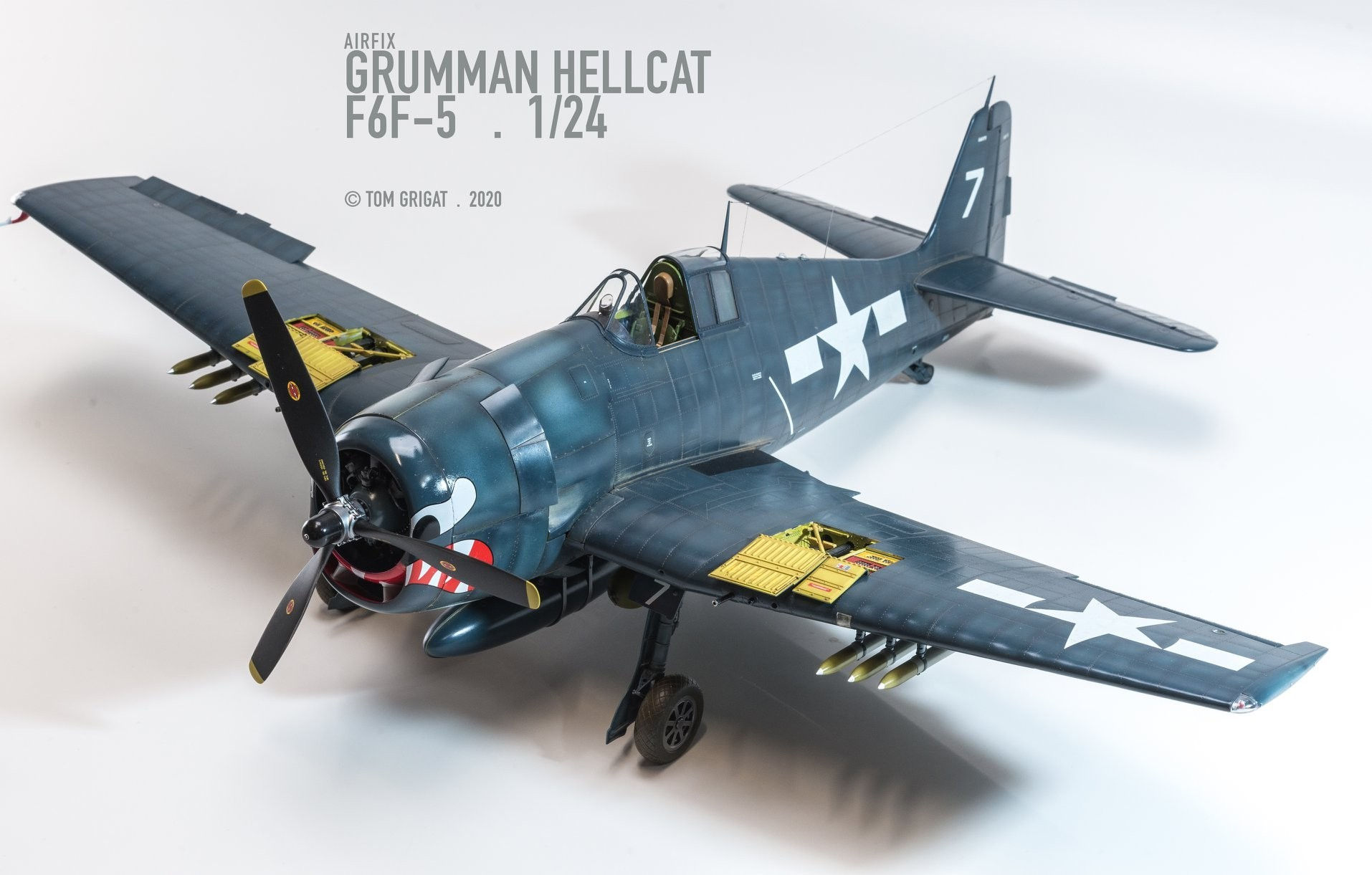 Wallpaper #3h21K5MBlOZrFDOkrMcw47 Grumman Hellcat F6f 5 by Tom Grigat Aeroscale