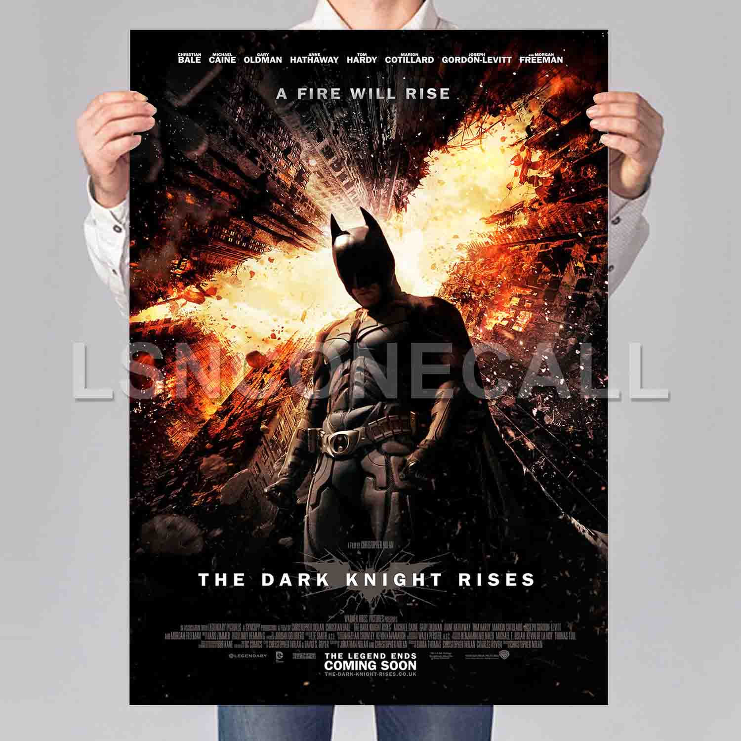 Wallpaper #6C688 DC Comics Movie the Dark Knight Rises Battle Poster Walmartcom