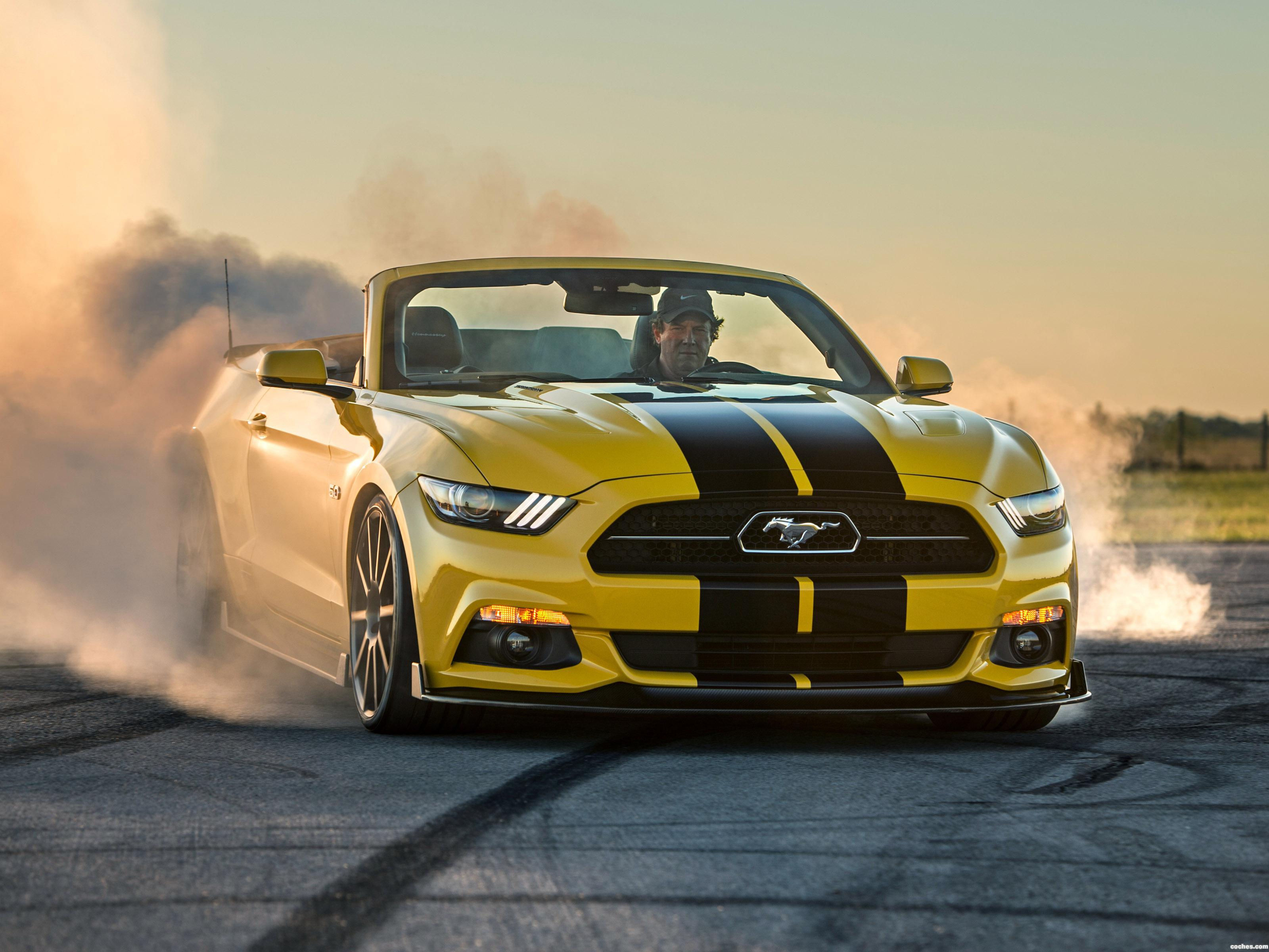 Wallpaper #eXMaf44BFI5NbQksLxey21 Fotos De Hennessey Performance Ford Mustang GT Convertible Hpe750 2015