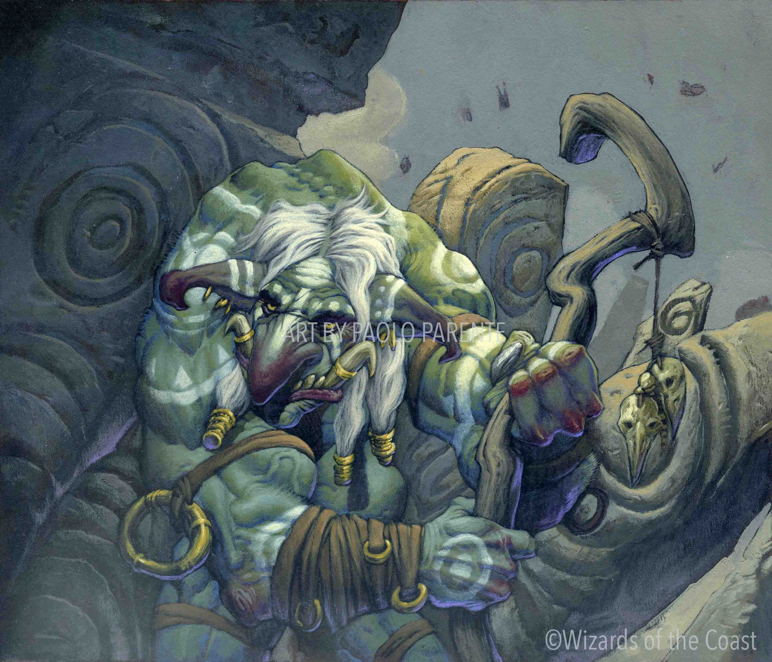 Wallpaper #DQOcYpMBpyOg8YnEVdNf90 Mtg Hedge Troll Art Print Art of Paolo Parente