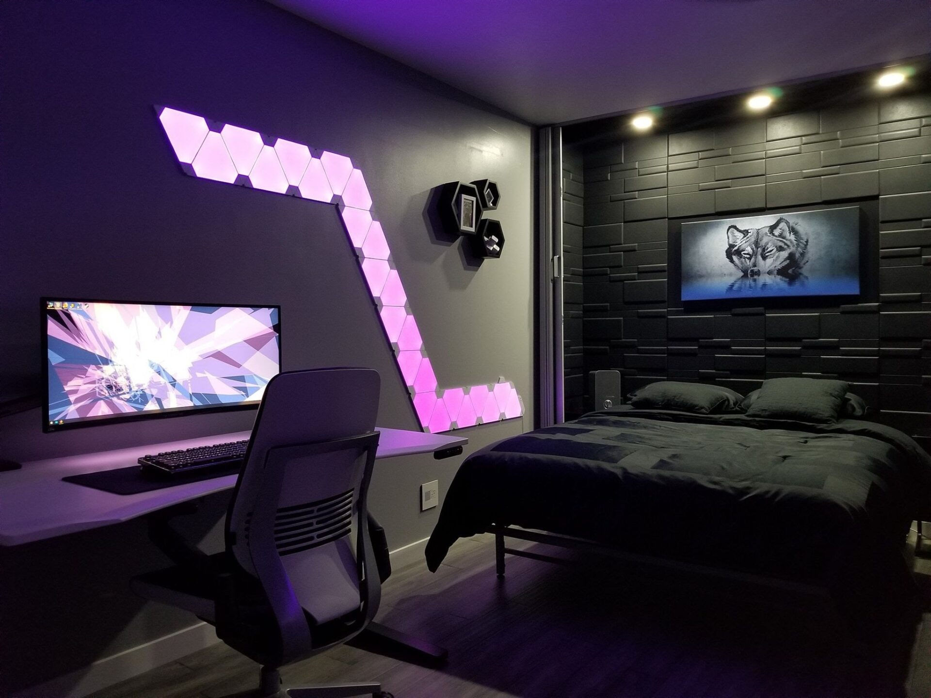 Wallpaper #Lh07LJMBlOZrFDOkAMrZ18 30 Stunning Gaming Bedroom Ideas in 2024 Displate Blog