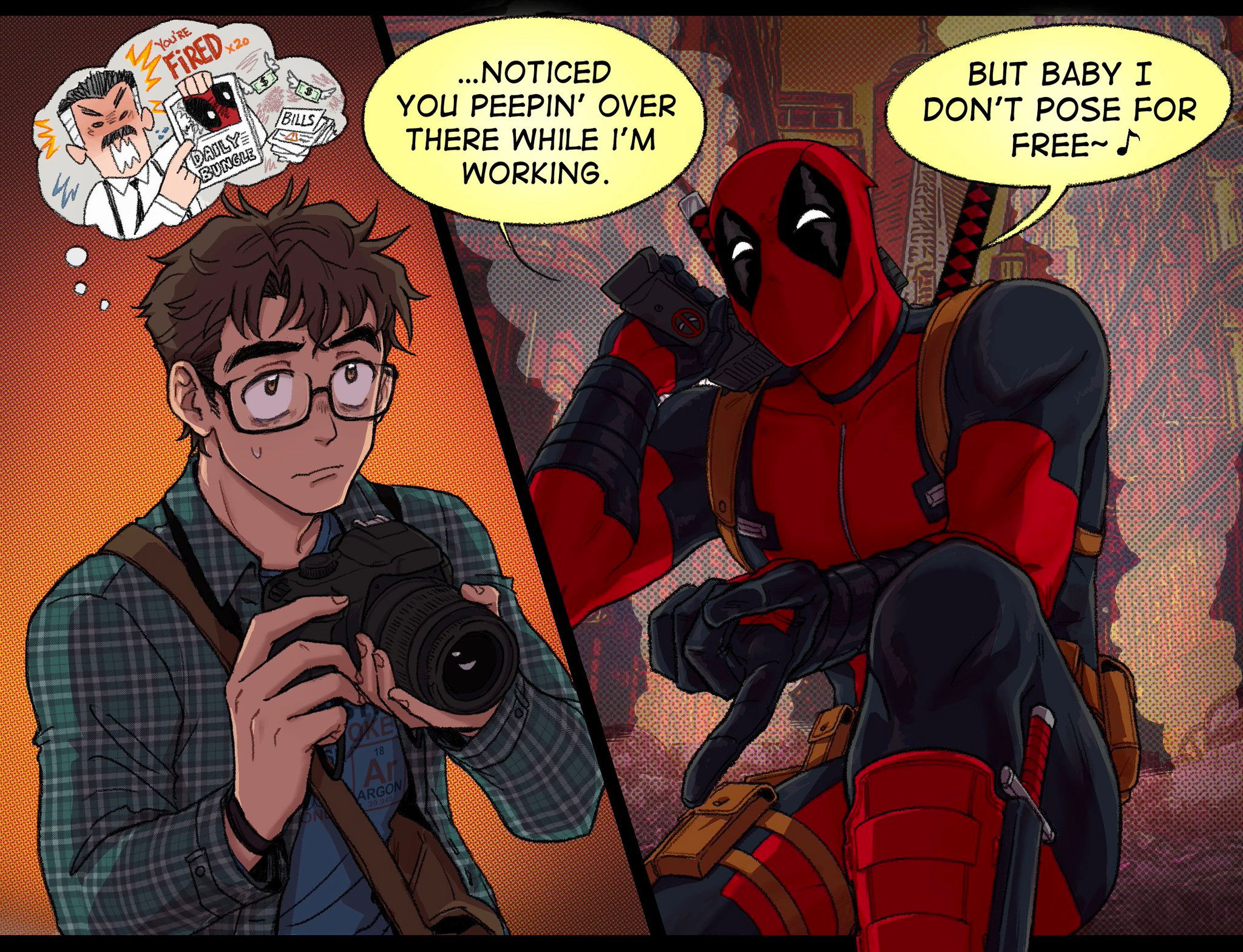 Wallpaper #7BGlM5MBXrlMTfB52Epu182 Tusl on Twitter Deadpool Doesnt Like Paparazzis or Are