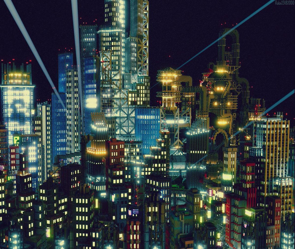 Wallpaper #ZK7JM5MBayWjSq6HCRyL44 Minecraft Cyberpunk Lobby 118 Foto
