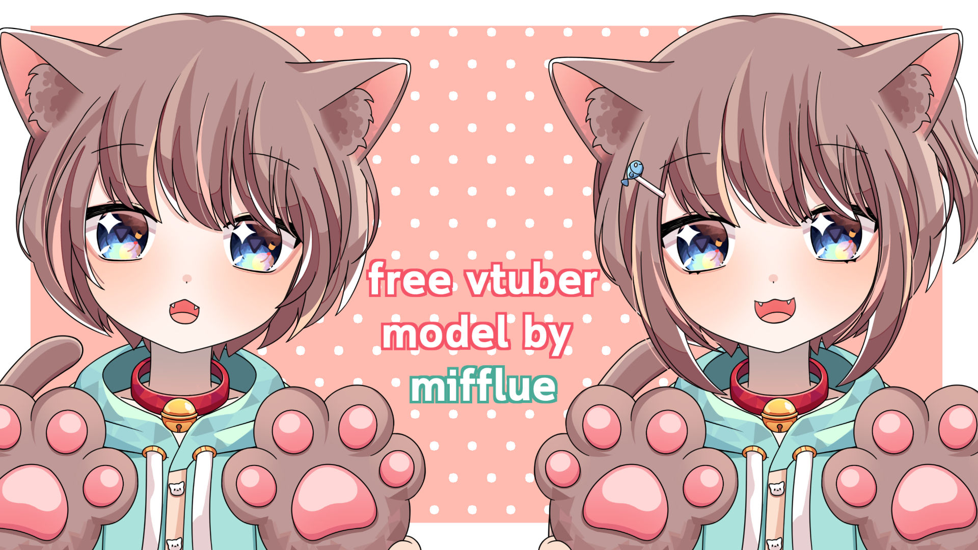 Wallpaper #82bd5 Customizable Cat Vtuber Model Multiple Cat Breeds Emotions Assets