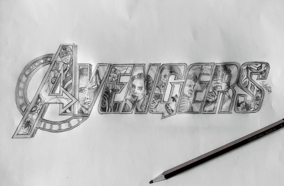 Wallpaper #72703 The Avengers Graphite Drawing by Pen Tacular Artistdeviantartcom on