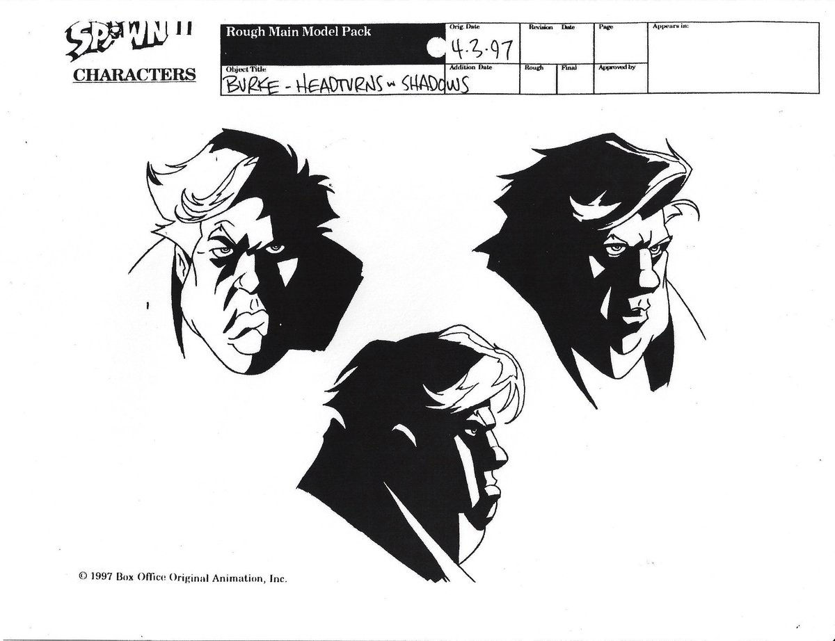Wallpaper #GkAxMJMBJhL2WPbaVMA681 Daily Spawn Archive on Twitter Sam Burkes Head Turns Model Sheets