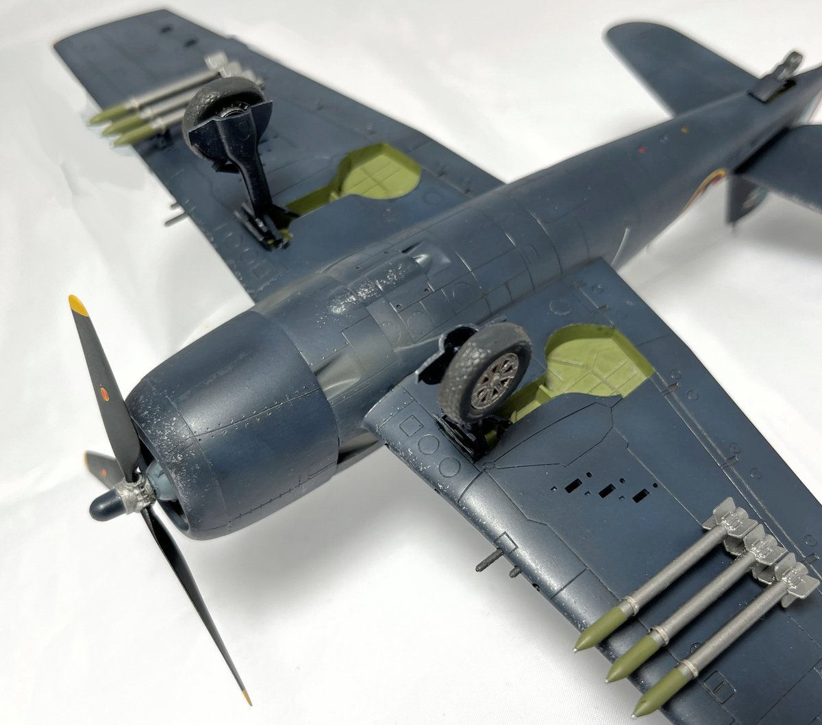 Wallpaper #xWe5EpMBSpphPi3-Avy1270 Bowemodels on Twitter All Done Hasegawa 148 Grumman F6f 5 Hellcat