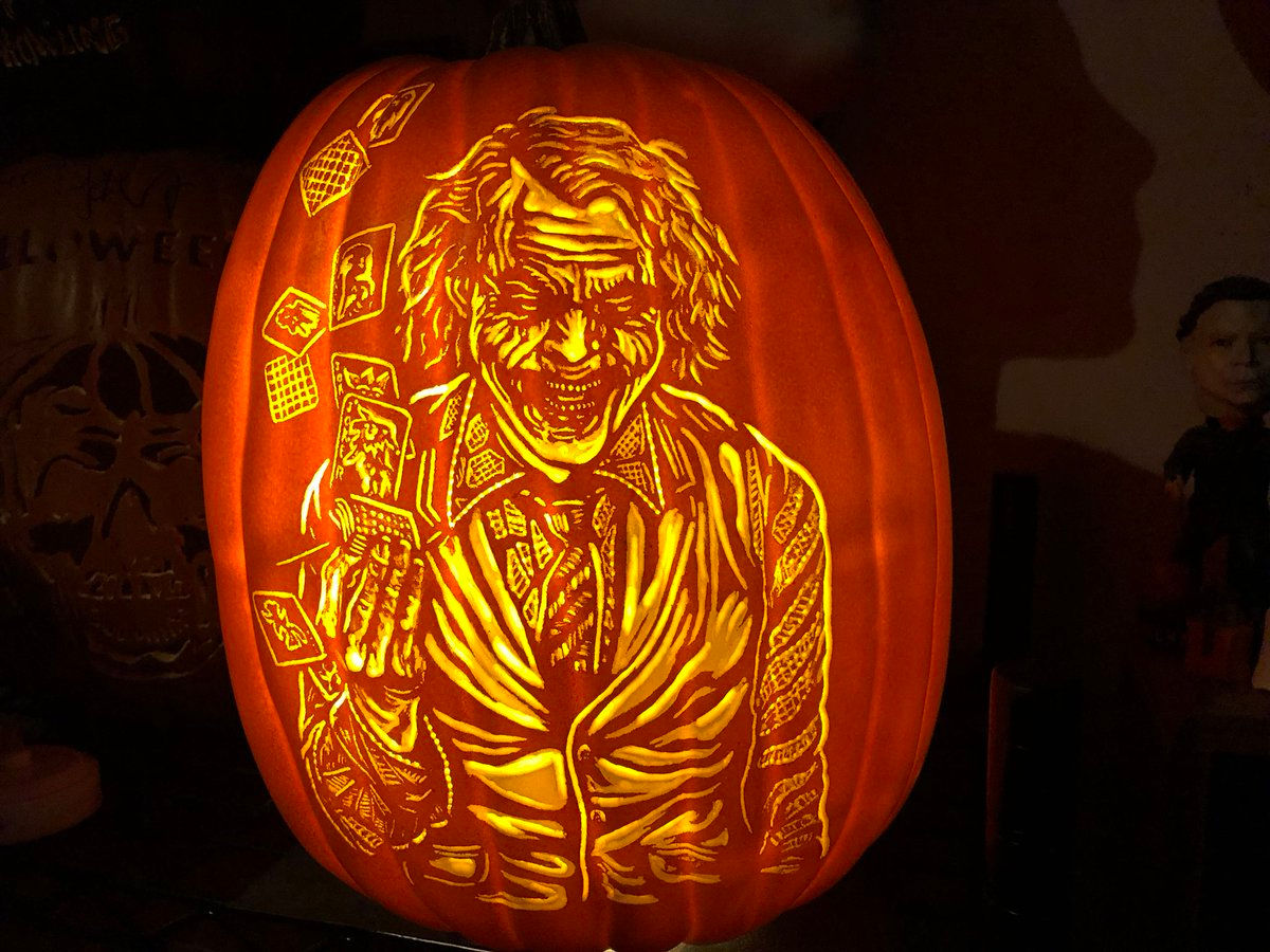 Wallpaper #FGdoEJMBSpphPi3-TvPv170 Heath Ledger Joker Pumpkin Stencil