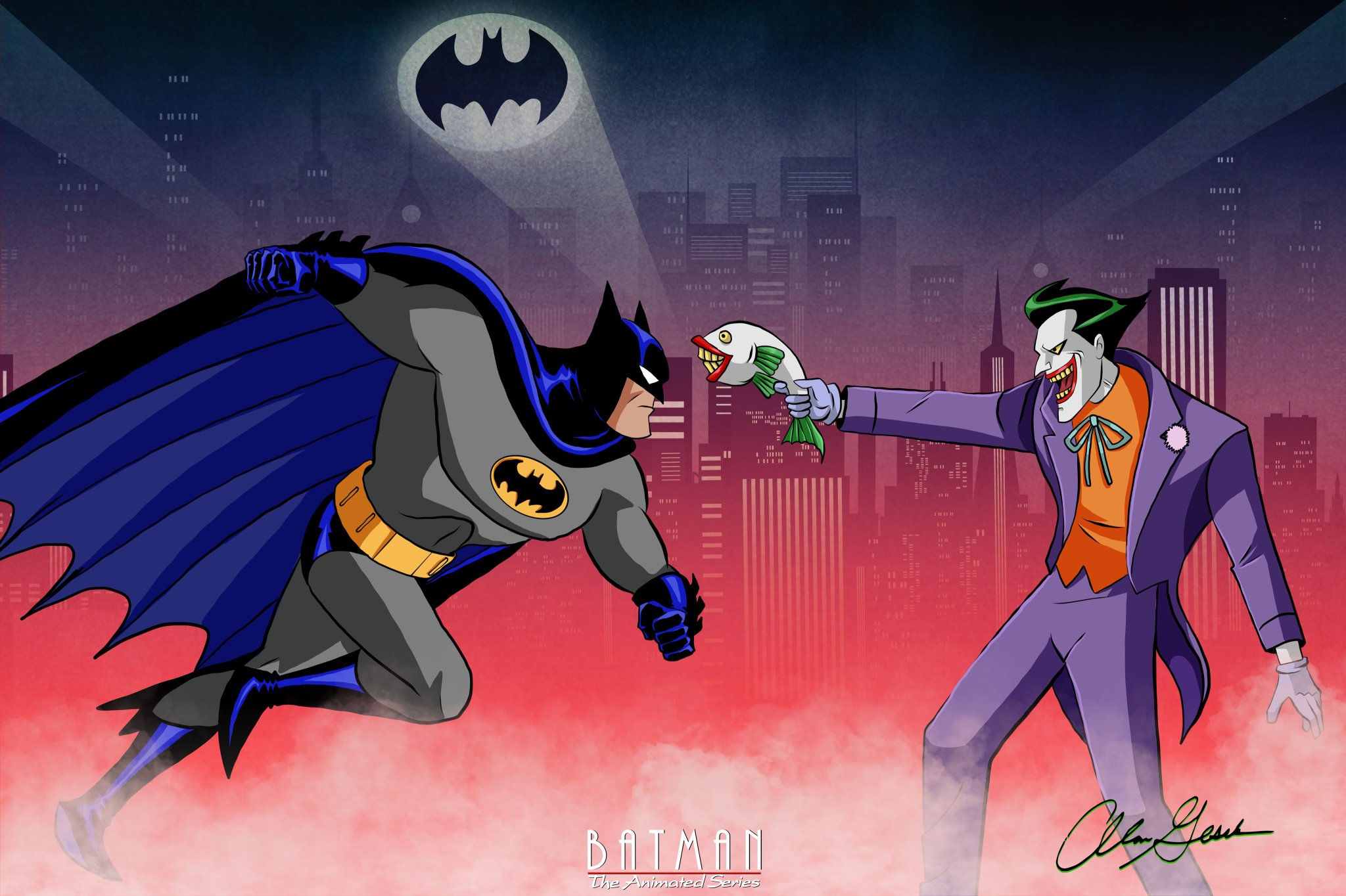 Wallpaper #Of_ra5MB3lSXT3zUwOml138 Batman Fighting Joker