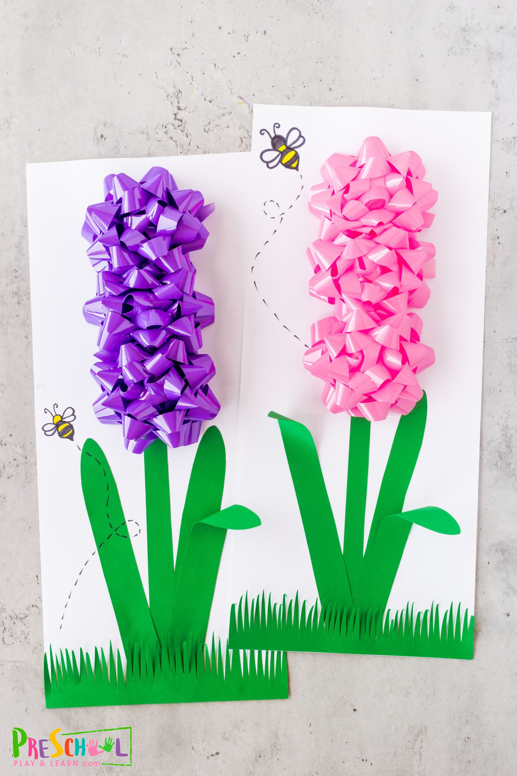 Wallpaper #xWhVIpMBSpphPi3-TTJ-357 Simple Hyacinth Flower Craft for Kids