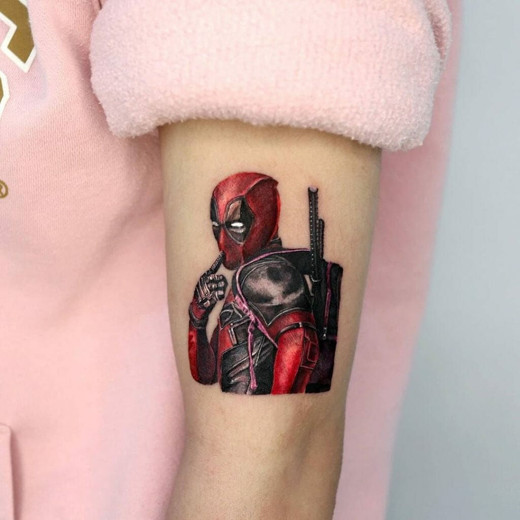 Wallpaper #9130c Marvel Tattoo Photo by Gus H Tattoo on Instagram Deadpool