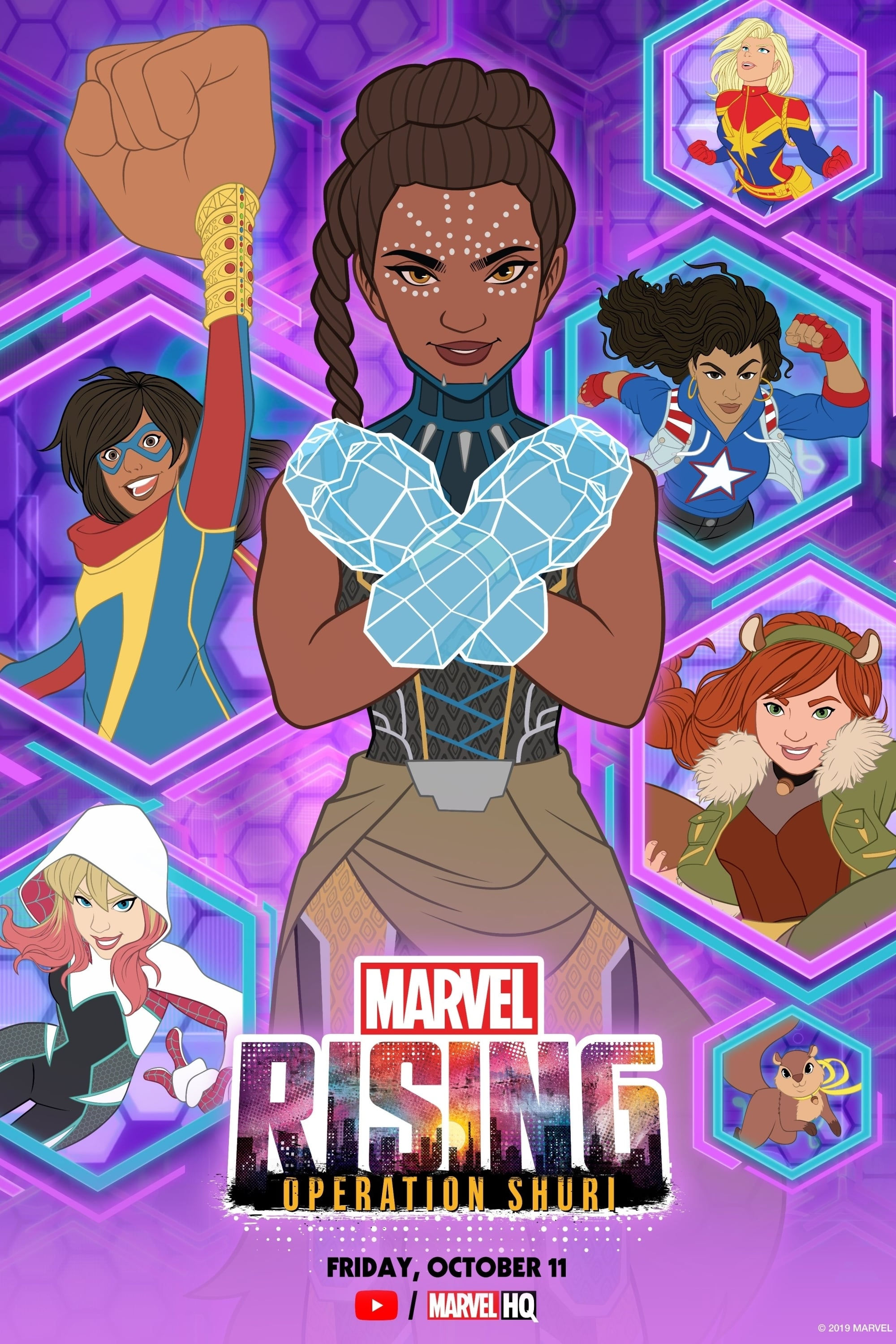 Wallpaper #X_TCOZMBKFX8bn3r0Hd758 Marvel Rising Operation Shuri 2019 Posters the Movie Database Tmdb