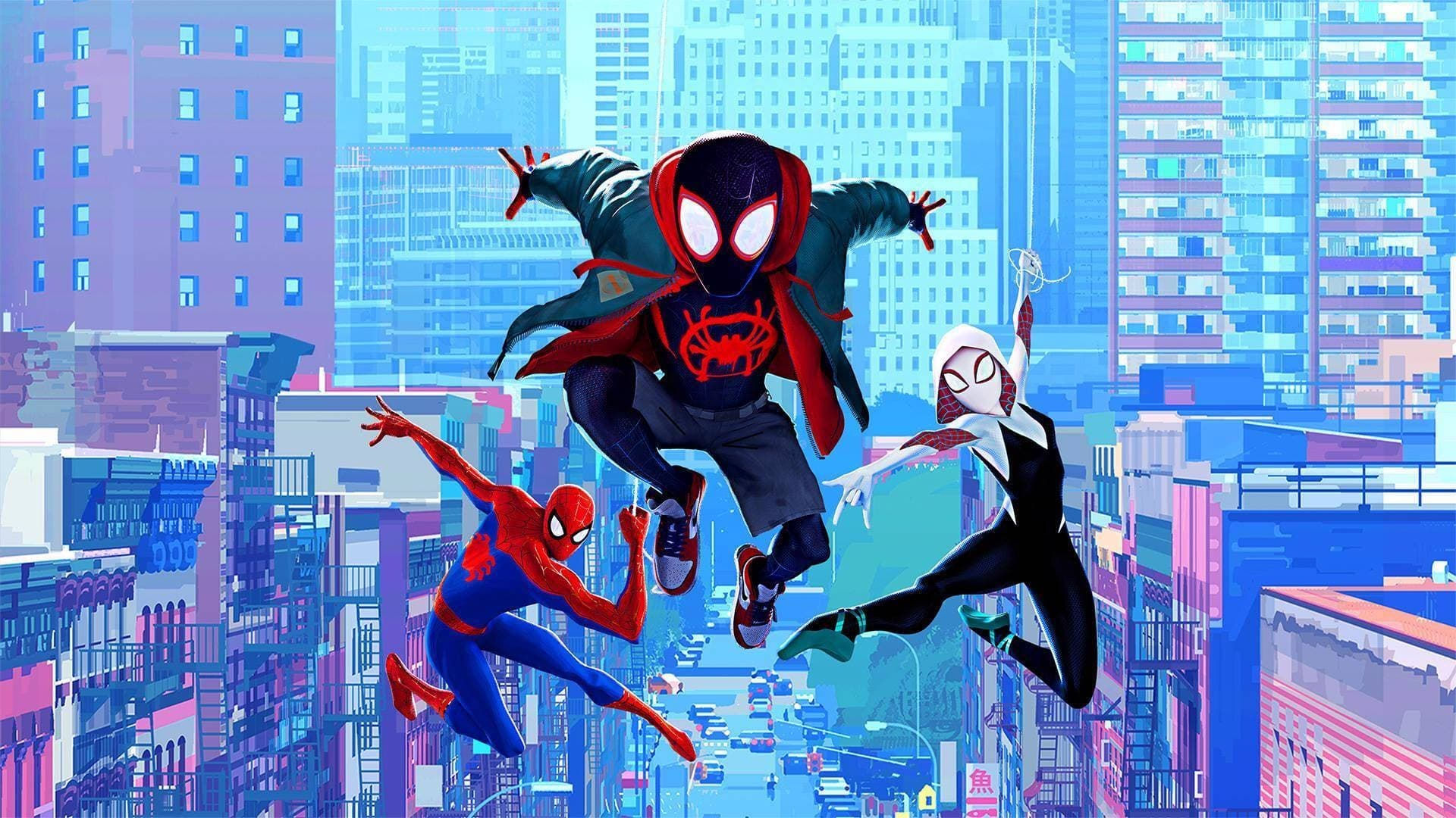 Wallpaper #RGdL8JIBSpphPi3-J2YS36 Fylm Spider Man into the Spider Verse Mdblg 2018 Aon Layn