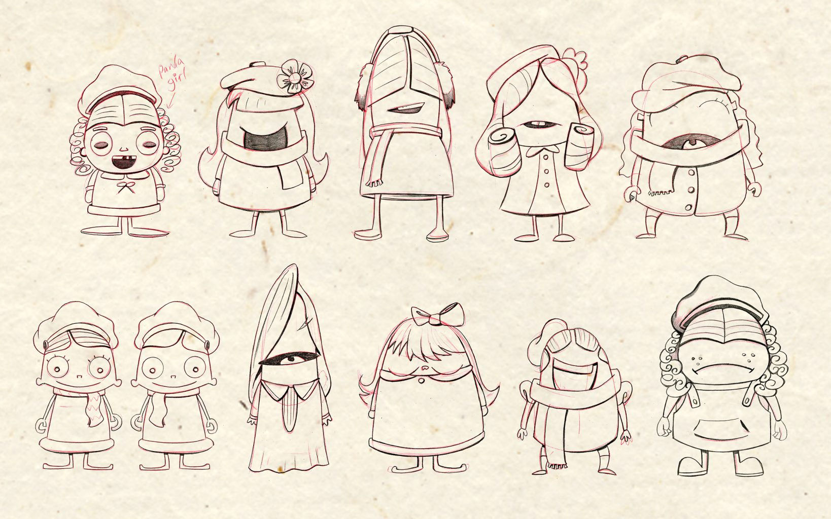 Wallpaper #GBleGY8BtGB6xQ78XHN155 100 Modern Character Design Sheets You Need to See