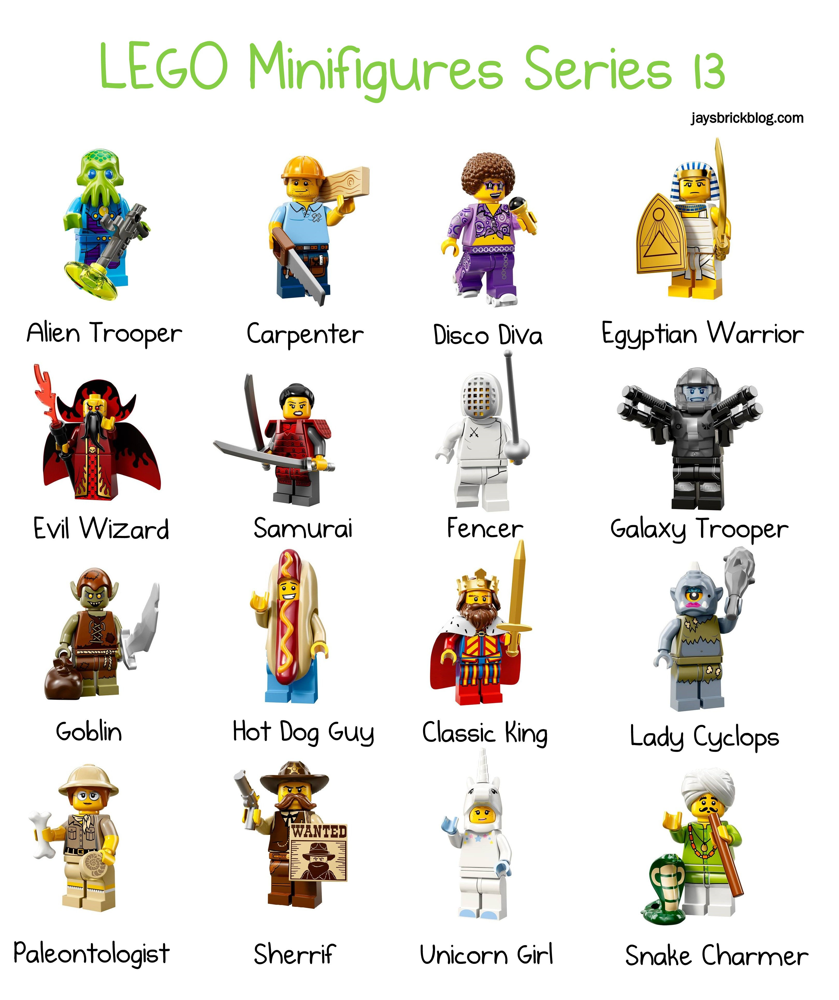 Wallpaper #HJ__V5MBcUVgGJNo87AR160 First Look at the Characters from Lego Minifigures Series 13 Jays