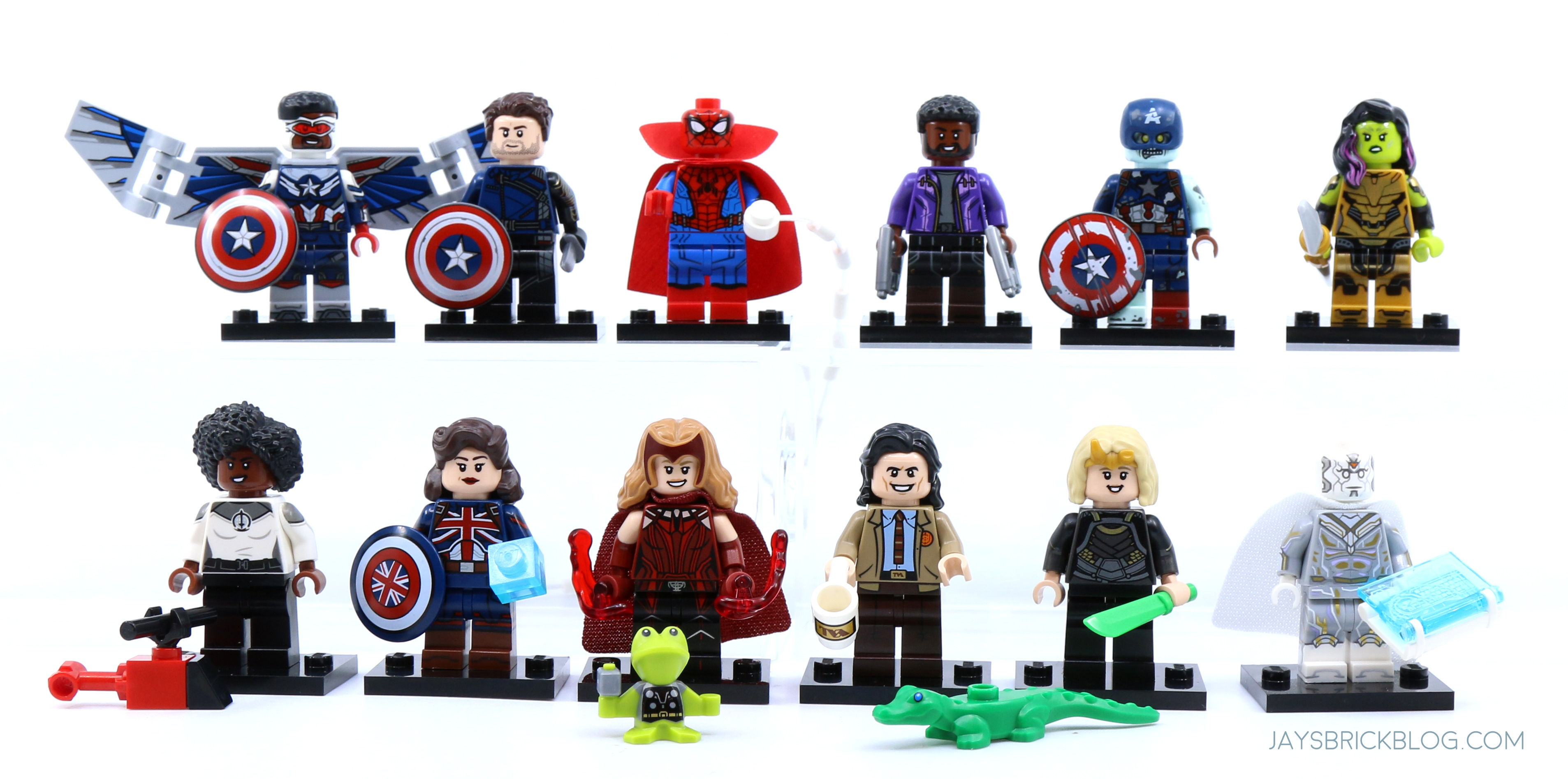 Wallpaper #HJ__V5MBcUVgGJNo87AR240 Complete Set of 12 Lego 71031 Marvel Series Collectible Minifigures