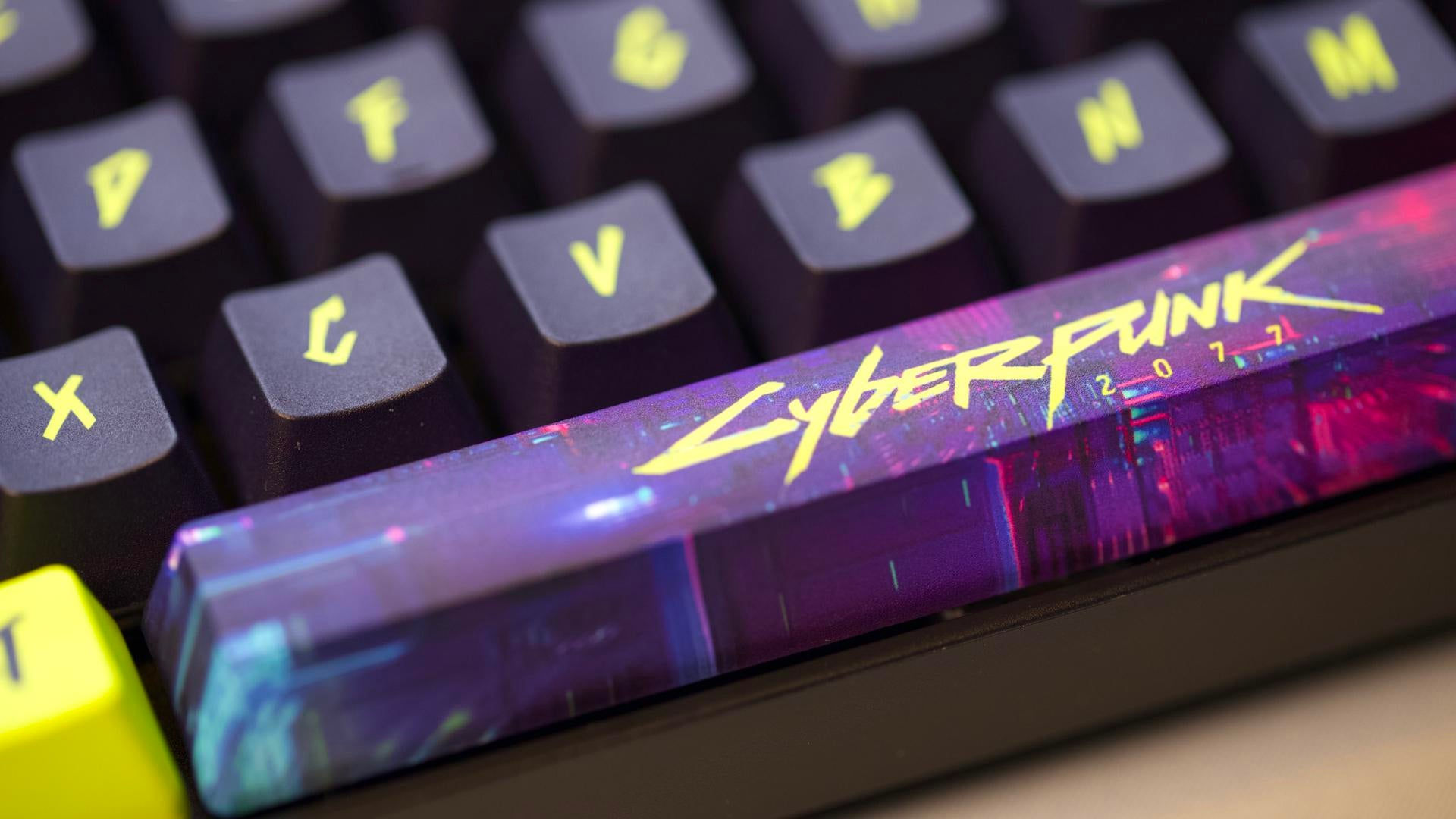 Wallpaper #I6WROJMBVBiSkHCaw440127 Cyberpunk 2077 Vediamo Questa Tastiera Personalizzata a Tema Con Il