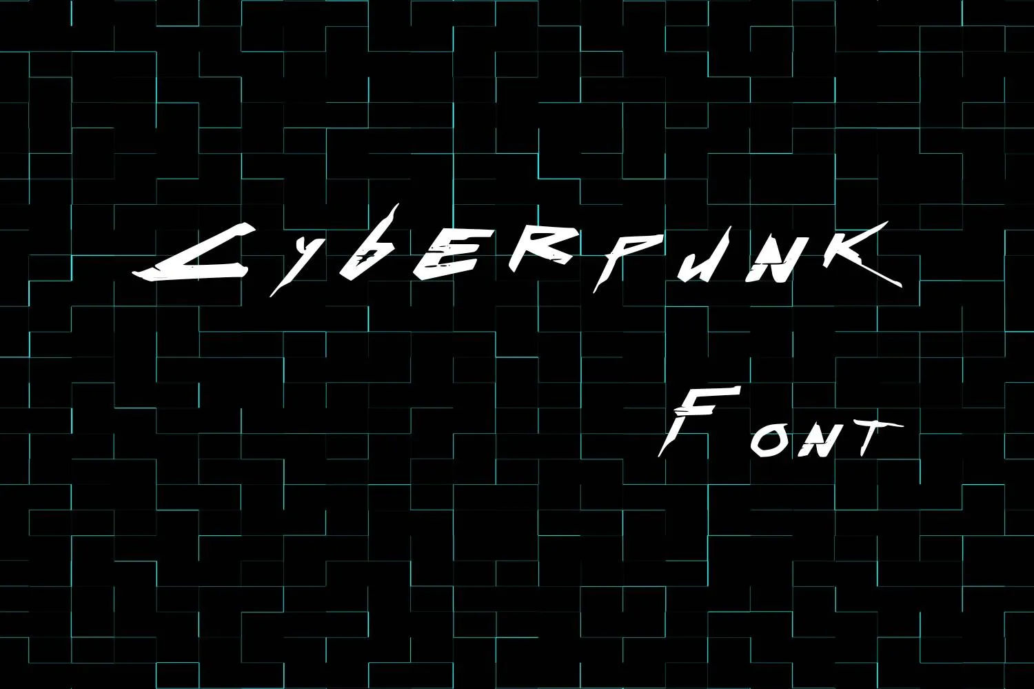 Wallpaper #UNsdYpcBzF5tfotJnuWV44 Cyberpunk Font Free Download