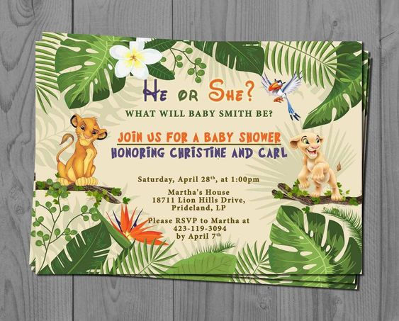 Wallpaper #tbne3ZIBJvJKYCmEsQLe355 10 Best Lion King Birthday Invitations Drevio Free and Printable