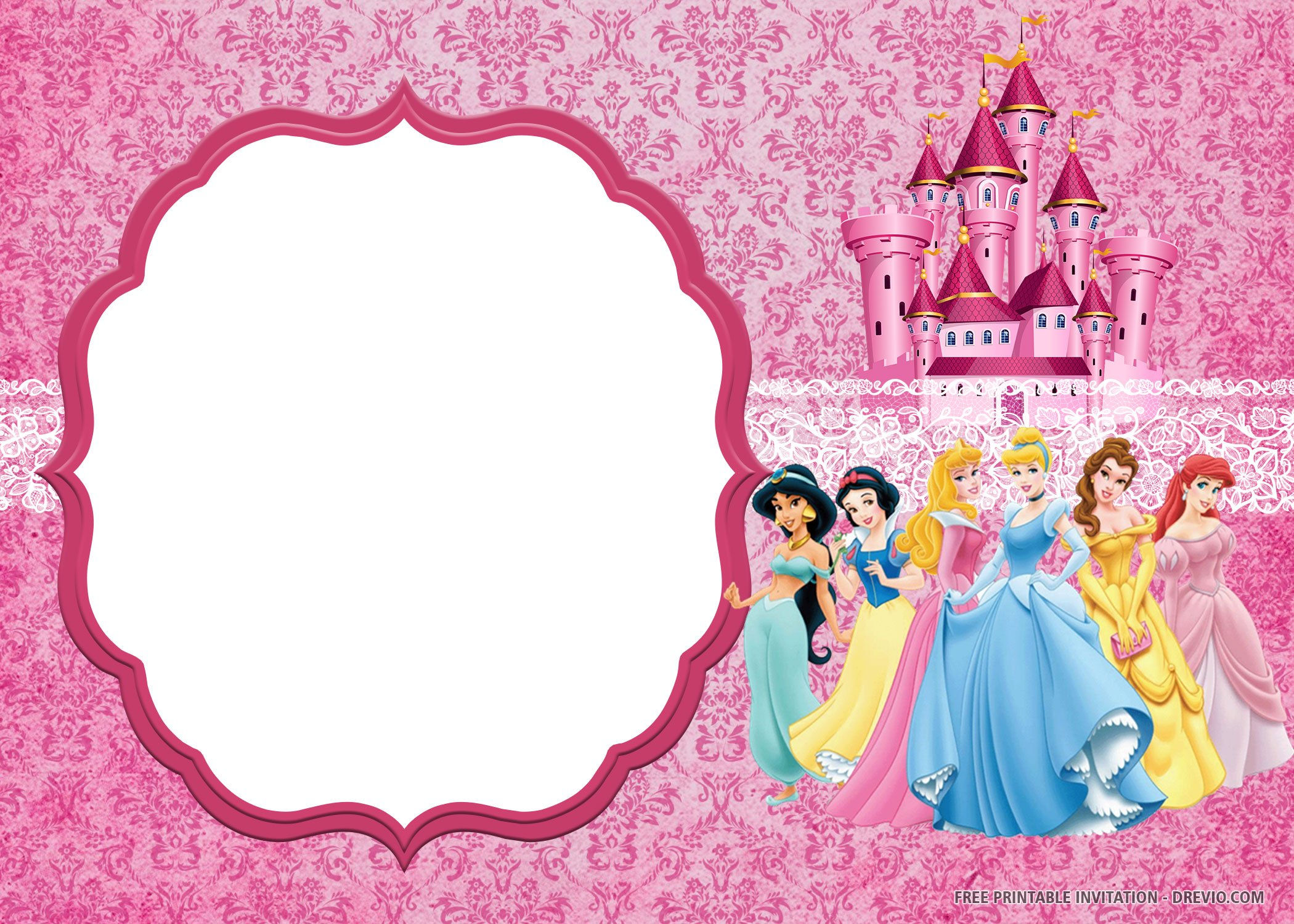 Wallpaper #nDEINpMB5zzyi_yYPFiv192 Disney Princess Templates for Invitations