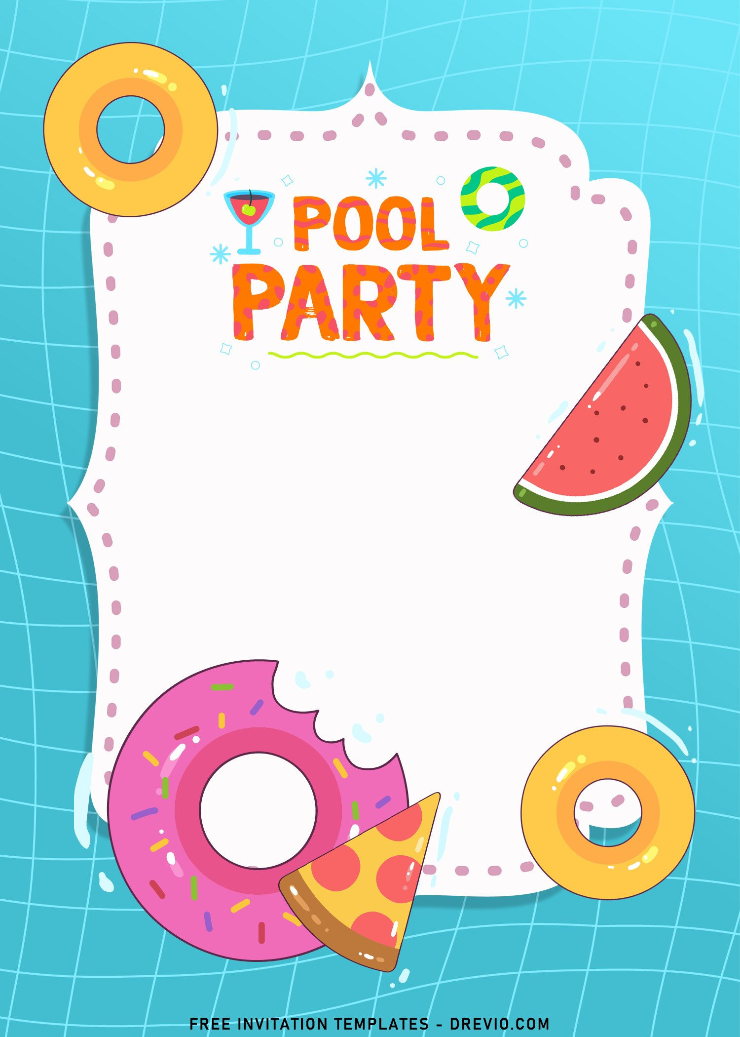 Wallpaper #lTEHNpMB5zzyi_yYM1jN158 8 Adorable Summer Attack Party Invitation Templates Download