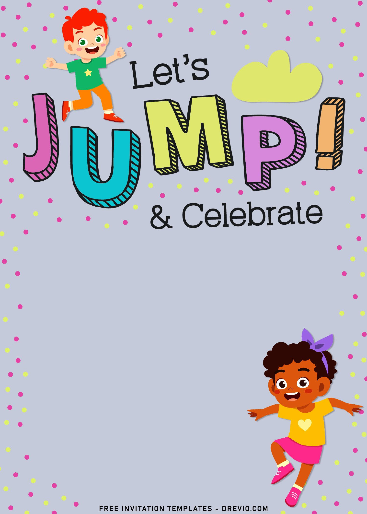 Wallpaper #lTEHNpMB5zzyi_yYM1jN147 11 Fun Lets Jump Birthday Invitation Templates Download Hundreds