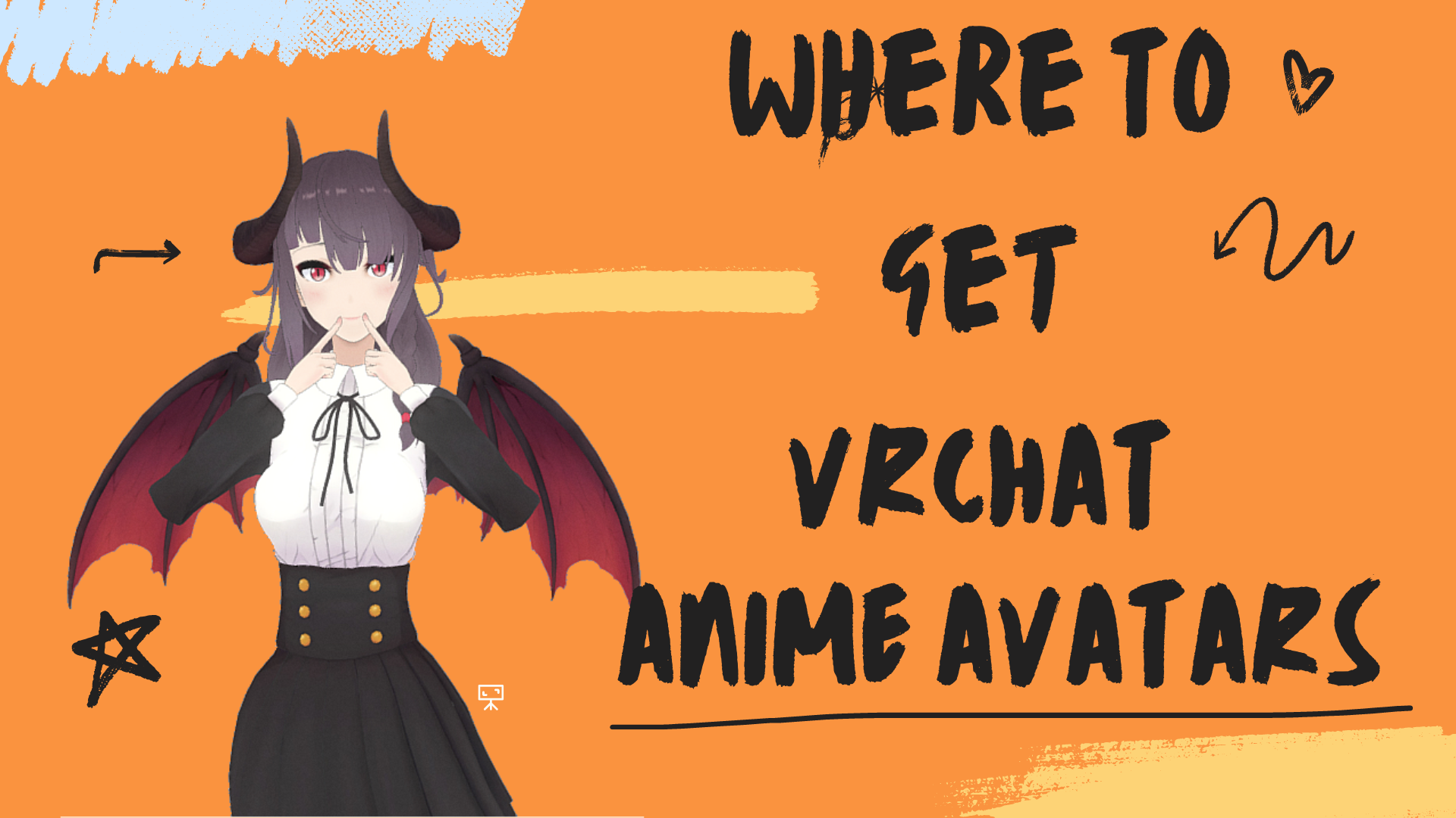 Wallpaper #99be4 Vrchat Anime Girl Avatars