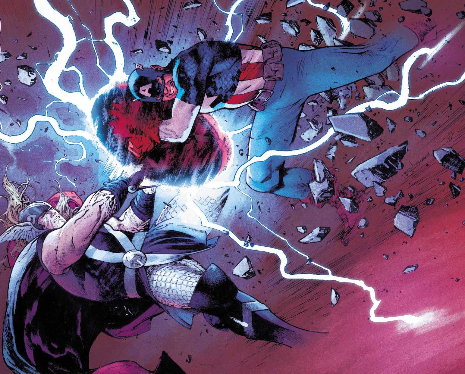 Wallpaper #pXQvwo4B_8f4nGFah26c16 Marvel Teases Thor vs Captain America in Thor 15 Aipt