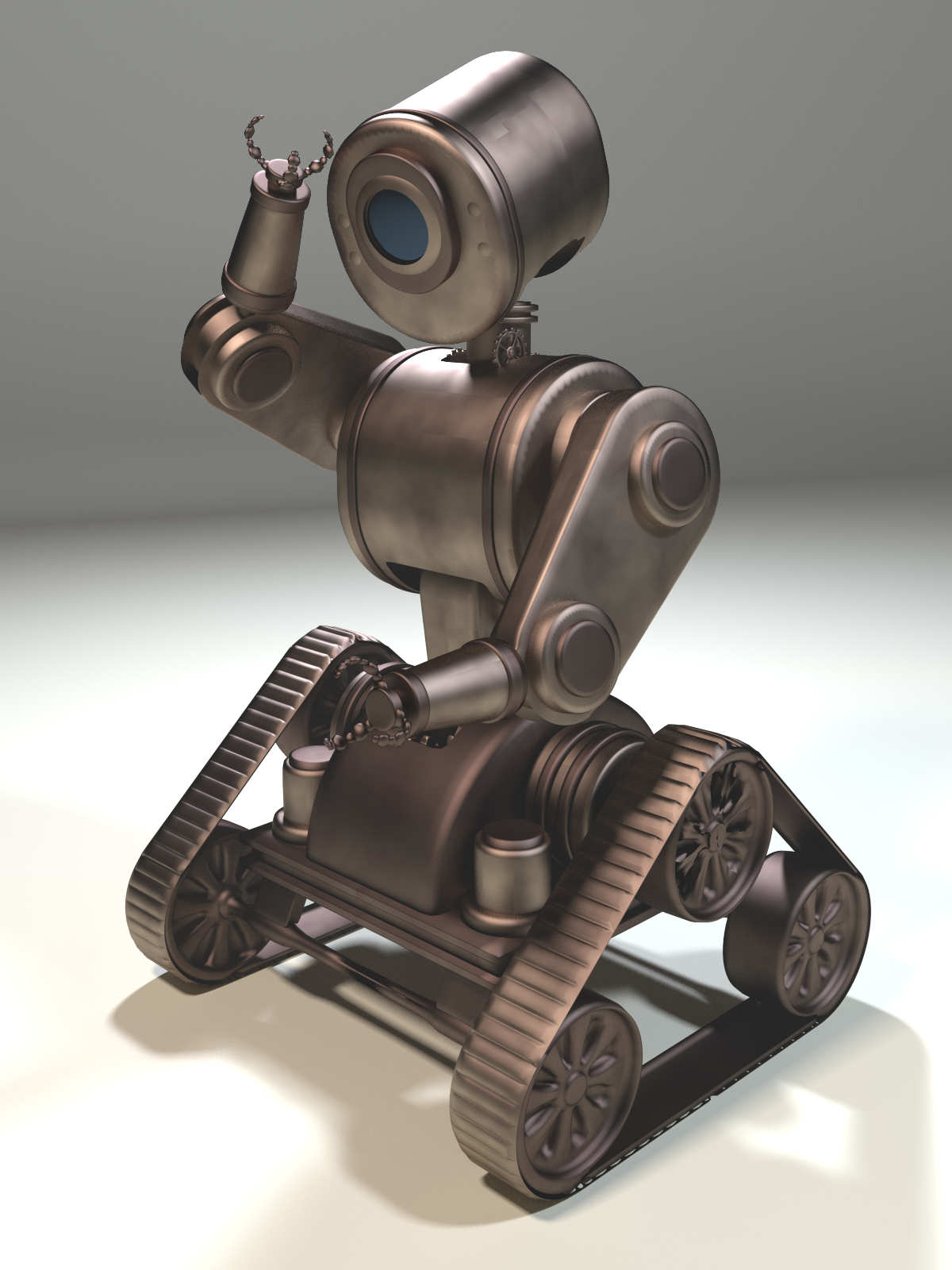 Wallpaper #ss4JJZMB71dOy6JZQBKv144 3D Model Steampunk Robot by Ark4n on Deviantart