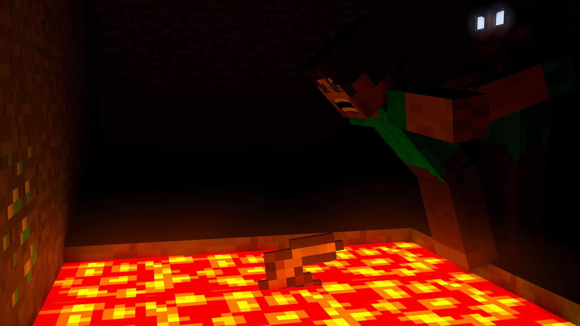 Wallpaper #a2coCpMBSpphPi3-tNPo196 Minecraft Scary Herobrine by Marloncolhado on Deviantart