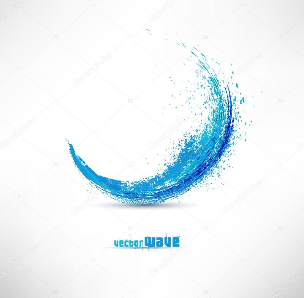 Wallpaper #Z2f7-5IBSpphPi3-9ZYM147 Vector Illustration of Abstract Blue Wave Stock Vector File404