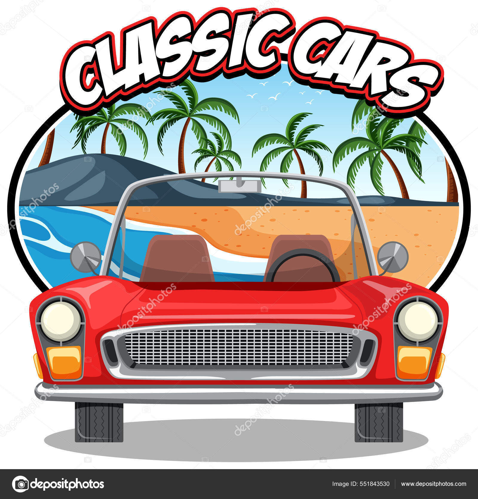Wallpaper #SCzLSZMB0E1QgA7wqPTc208 Classic Car Concept Old Car Front View Illustration Stock Vector by