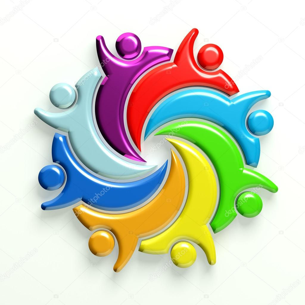 Wallpaper #qx07LZMBlOZrFDOk4M_h145 3D Color Logo Group of Friends 8 Stock Photo Deskcube 38528867