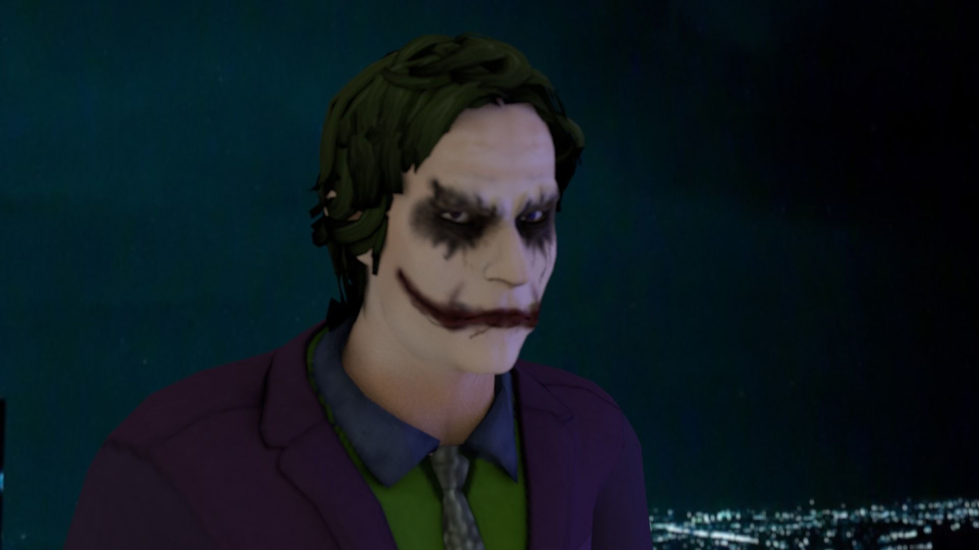 Wallpaper #7EC2MZMBJhL2WPbaRMfR86 The Joker Dark Knight Heath Ledger 3D Model Animated Rigged Cgtrader