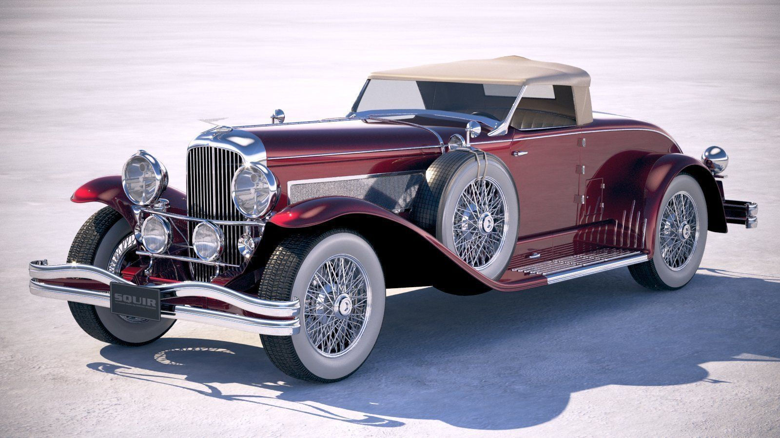 Wallpaper #tYfpMZMBPAdmKxa22GJ3110 Duesenberg Sj Roadster 1935 Vray 3D Model Cgtrader