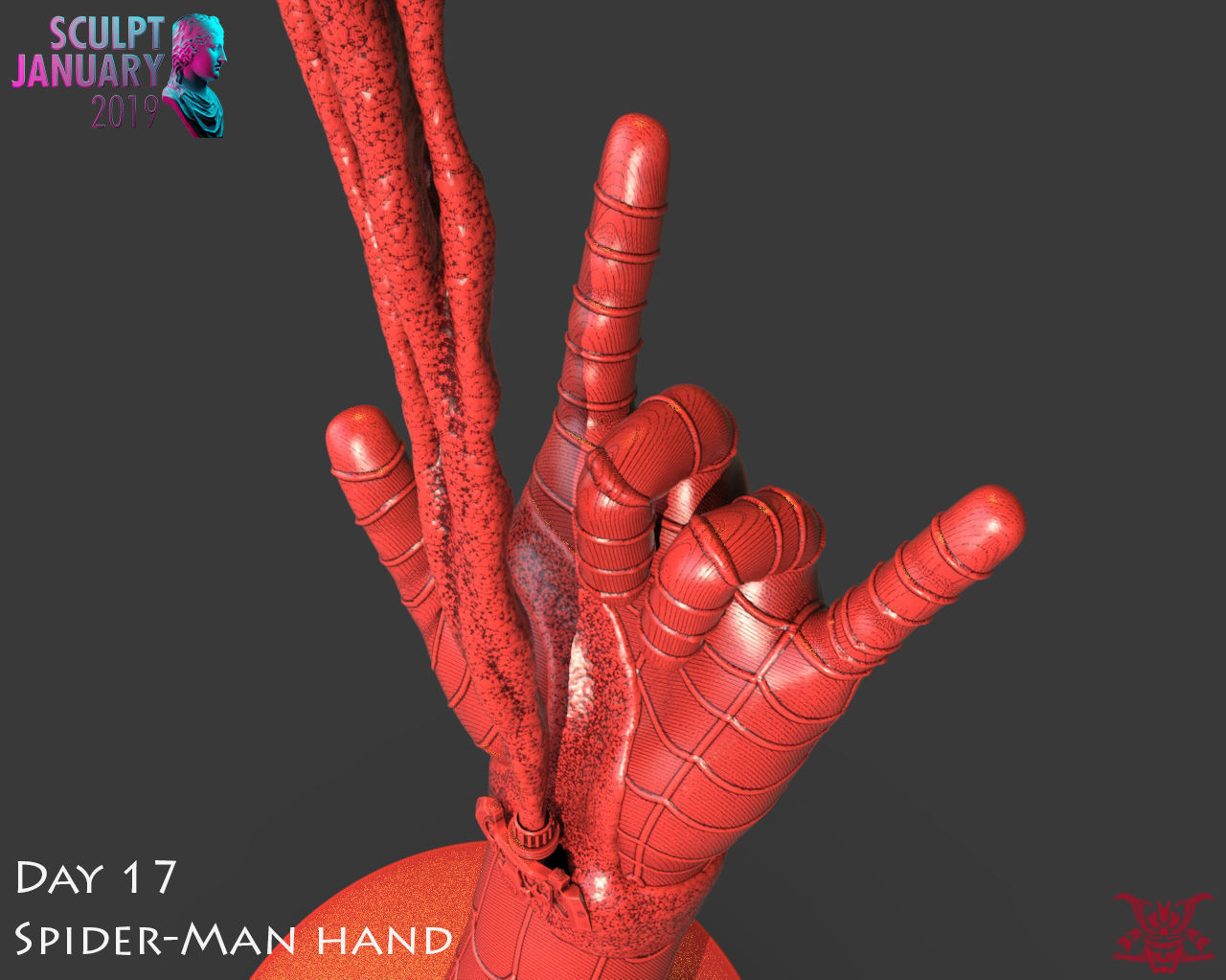 Wallpaper #dBmDOo8BtGB6xQ787a1Q42 Spider Man Hand Timelapse and Model 3D Model 3D Printable Cgtrader