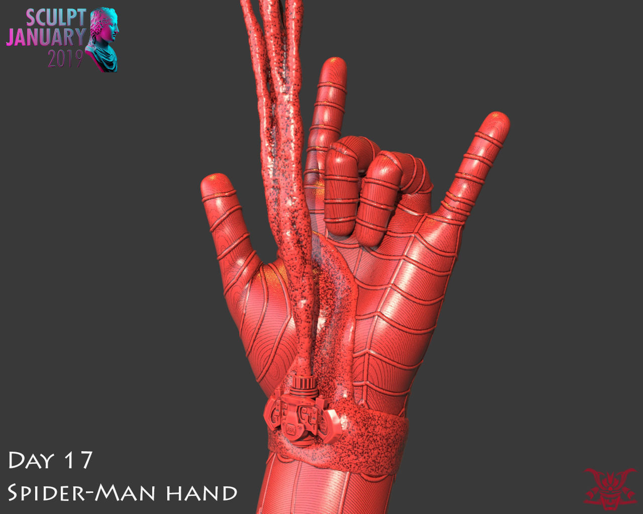 Wallpaper #dBmDOo8BtGB6xQ787a1Q3 Spider Man Hand Timelapse and Model 3D Model 3D Printable Cgtrader