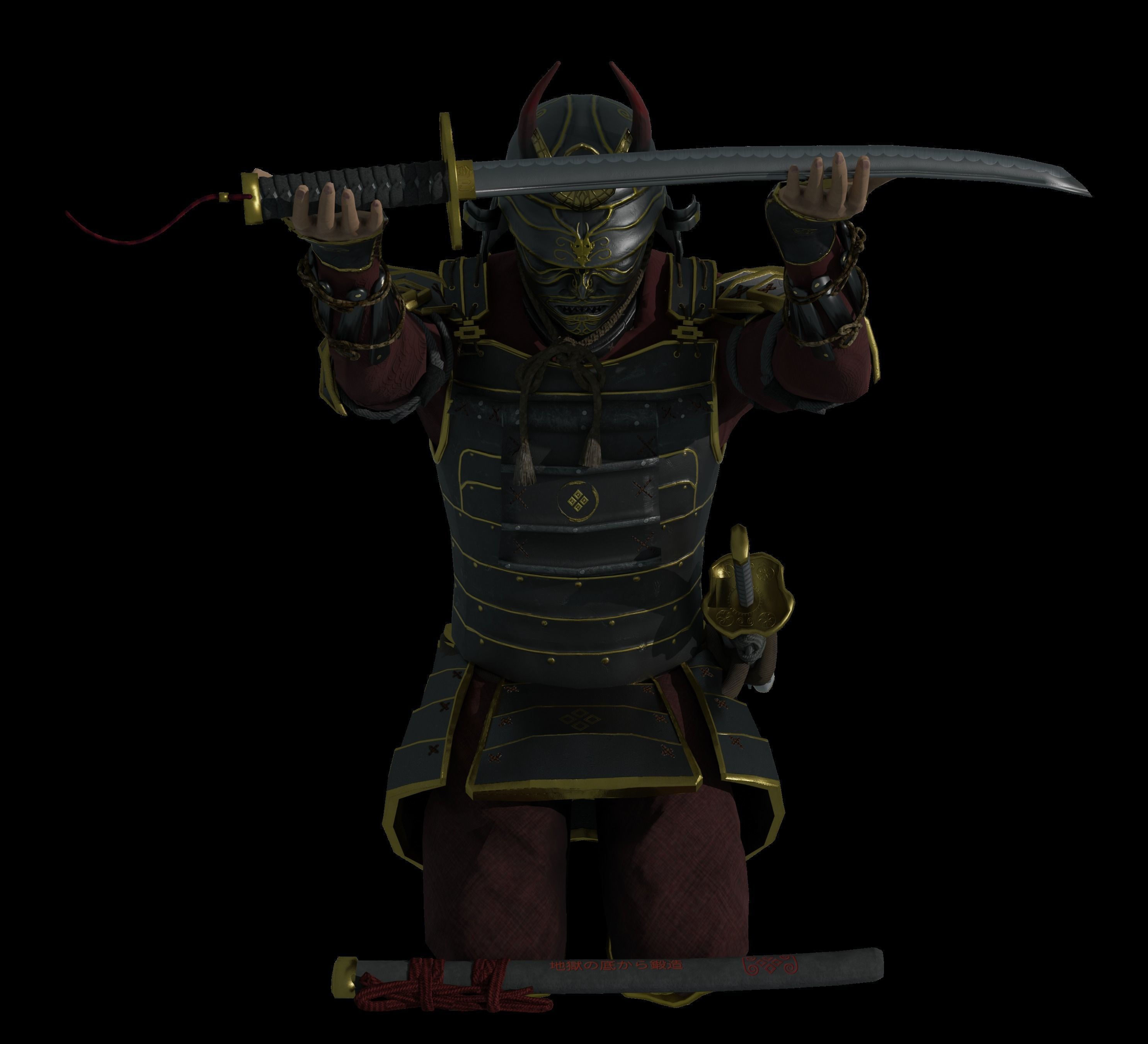 Wallpaper #Yhl4Ao8BtGB6xQ78Kkqy32 3D Asset Animated Samurai Cgtrader