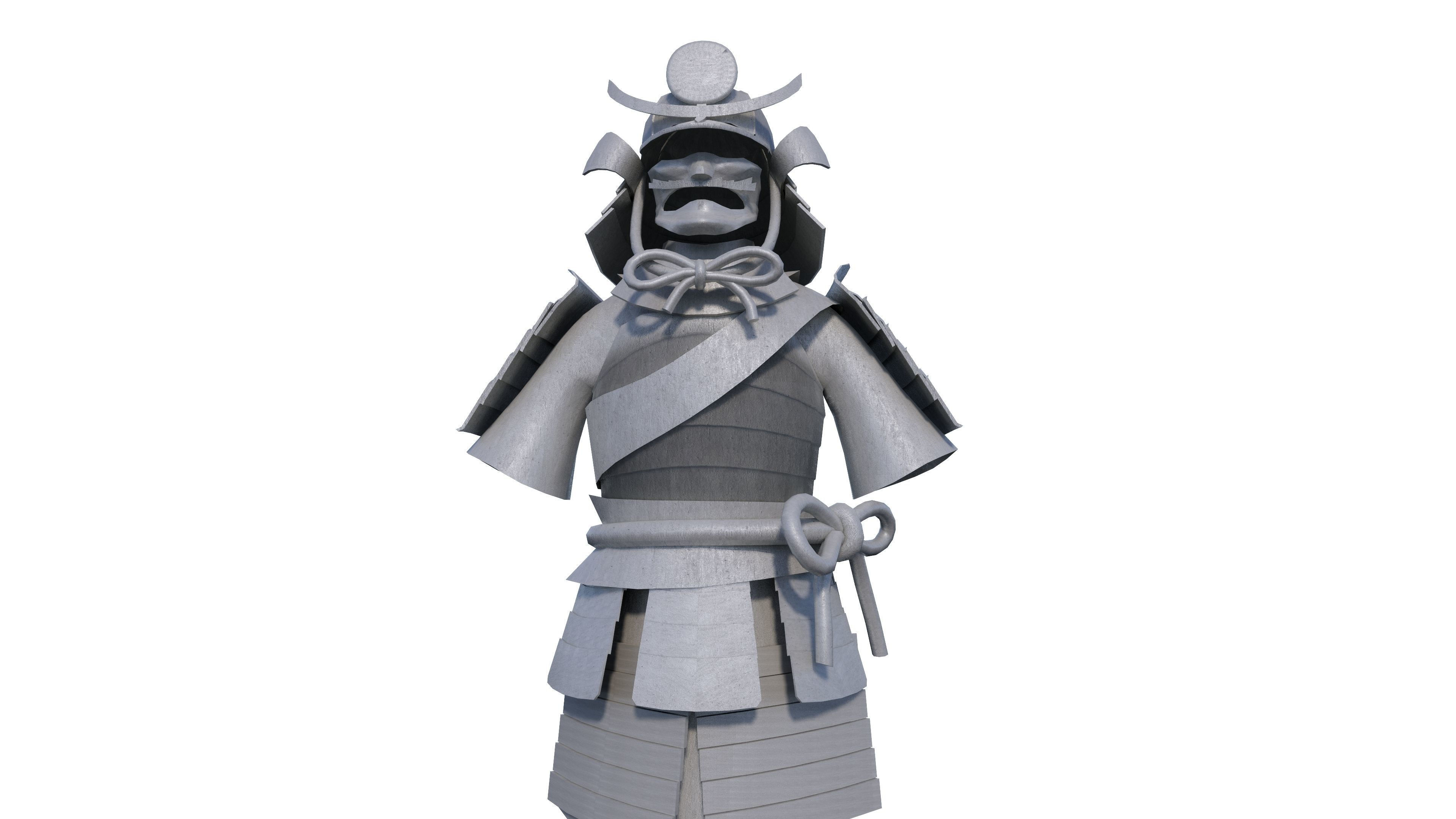 Wallpaper #Yhl4Ao8BtGB6xQ78Kkqy54 Cool Japanese Samurai 3D Model Cgtrader