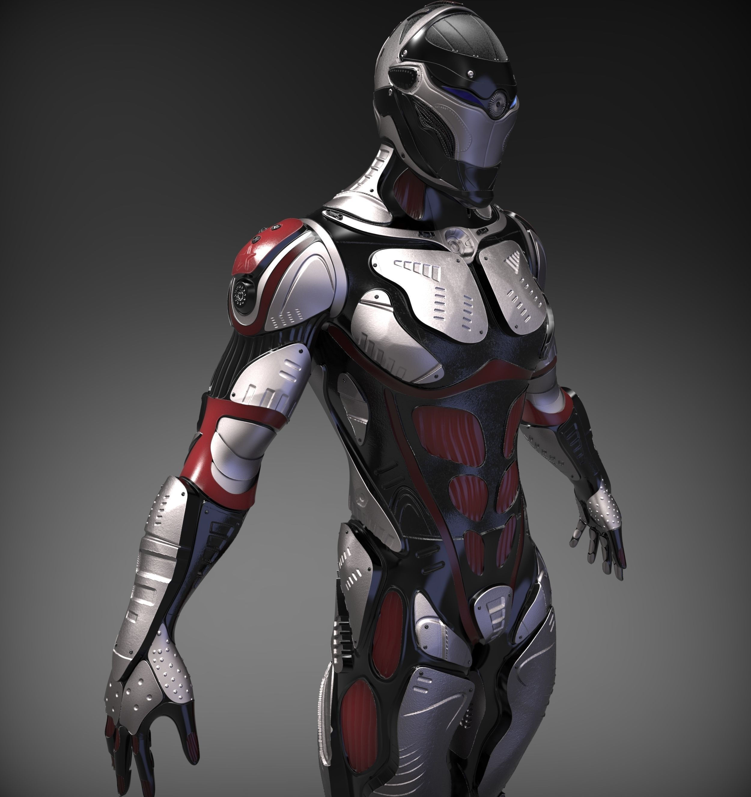 Wallpaper #DBmL_o4BtGB6xQ783UjH57 Sci Fi Character 3D Model Obj Ztl Cgtradercom