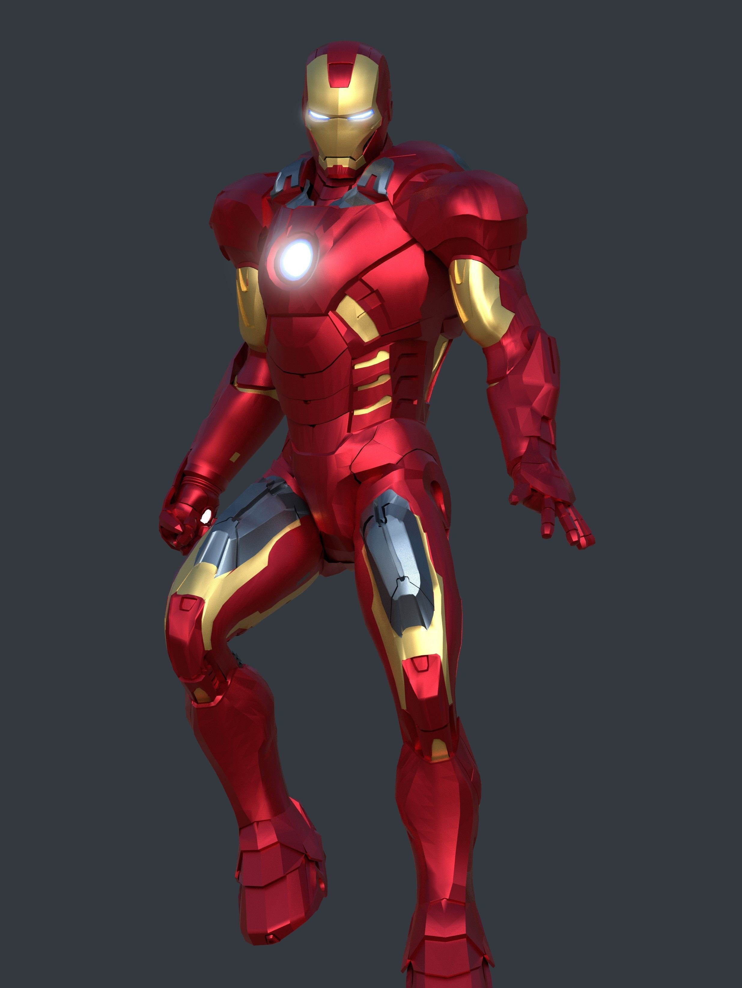 Wallpaper #kGcs65IBSpphPi3-skov342 Sci Fi Iron Man 3D Cgtrader