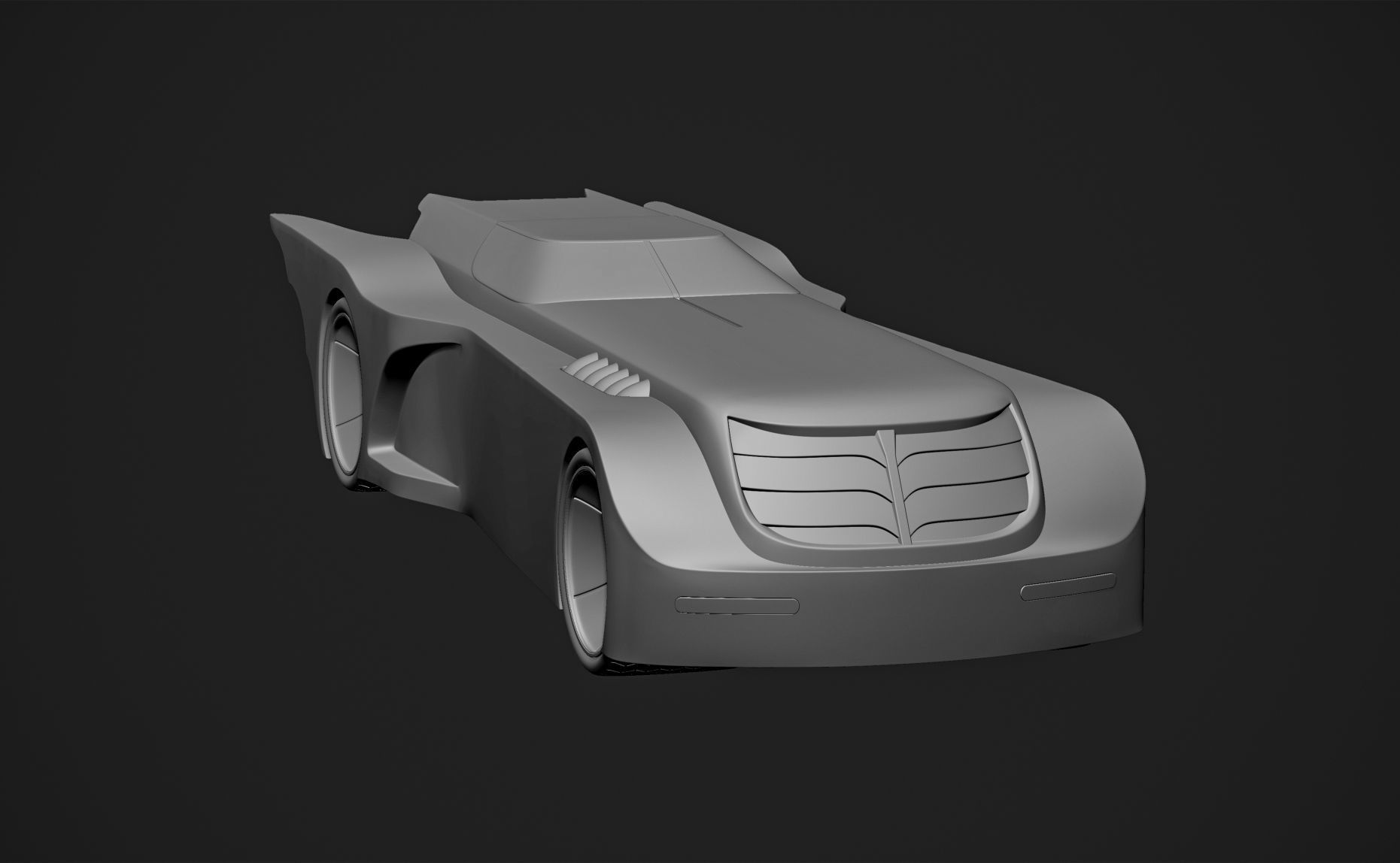 Wallpaper #7RkjLY8BtGB6xQ78Q5F823 Batmobile from Batman the Animated Series 3D Model 3D Printable Cgtrader