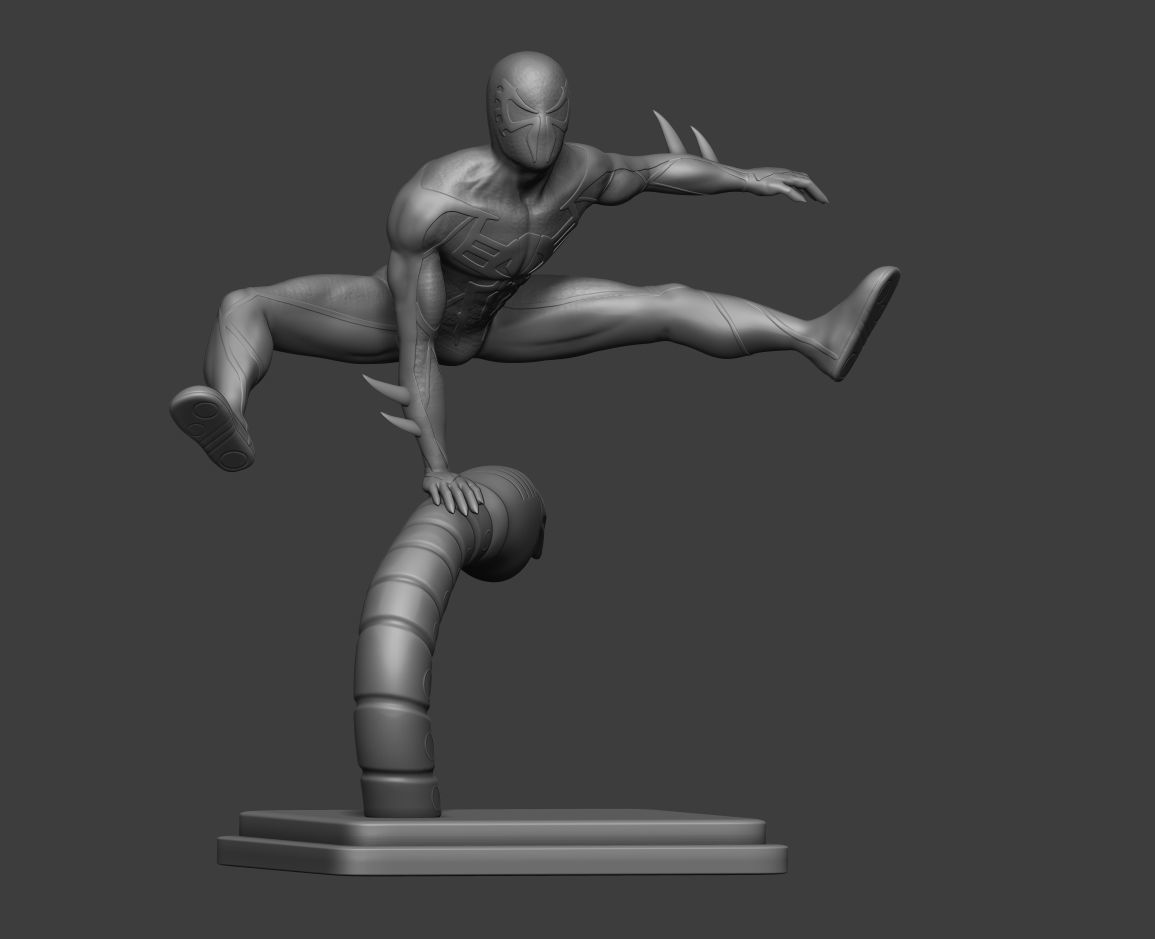 Wallpaper #YPQzOZMBKFX8bn3rnnbQ46 Spiderman 2099 vs Scorpion 3D Model 3D Printable Cgtrader