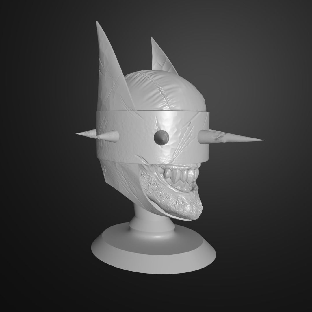 Wallpaper #nljzM5MBzN9vxX34PDrp319 Batman Who Laughs Bust Free 3D Model 3D Printable Cgtrader