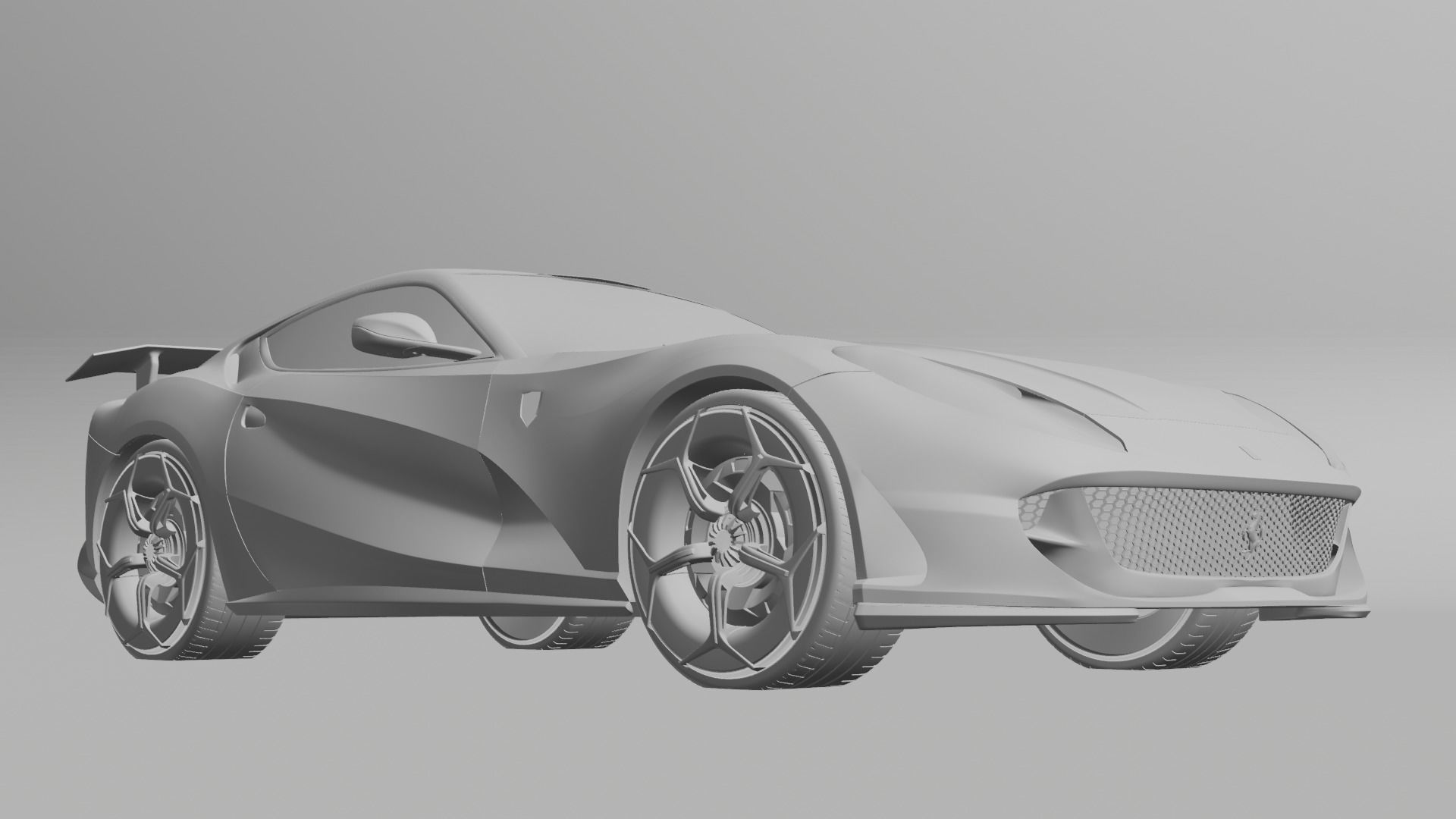Wallpaper #py7eOJMBeCfPaRV8brst157 Ferrari 812 Superfast Customised 3D Model Cgtrader