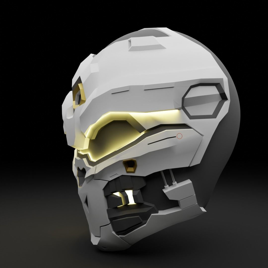 Wallpaper #OGiSHJMBSpphPi3-1yPm34 Cyberpunk Skull Helmet 3D Model Cgtrader