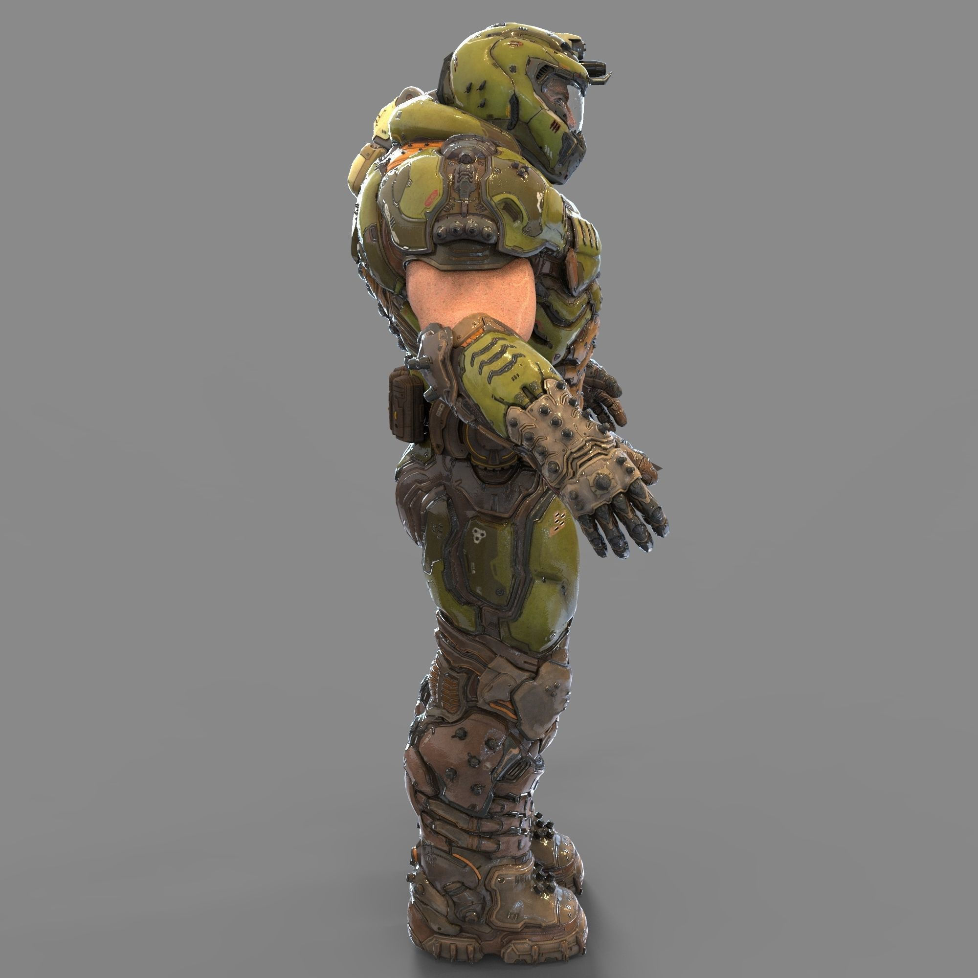 Wallpaper #8Gf49ZIBSpphPi3-5YEy243 Doom Eternal Slayer Full Body Wearable Armor with Accesories 3D Model